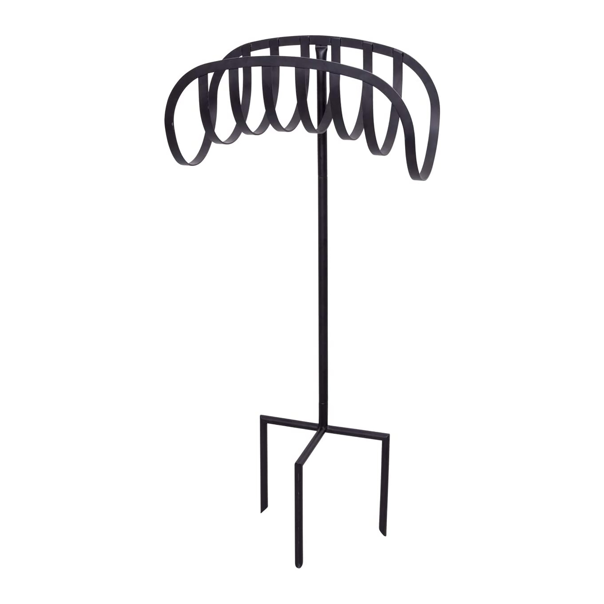Liberty Garden Products, Manger Hose Stand, Hose Length Capacity 125 ft,  Frame Material Steel, Color Brown, Model# 647-KD