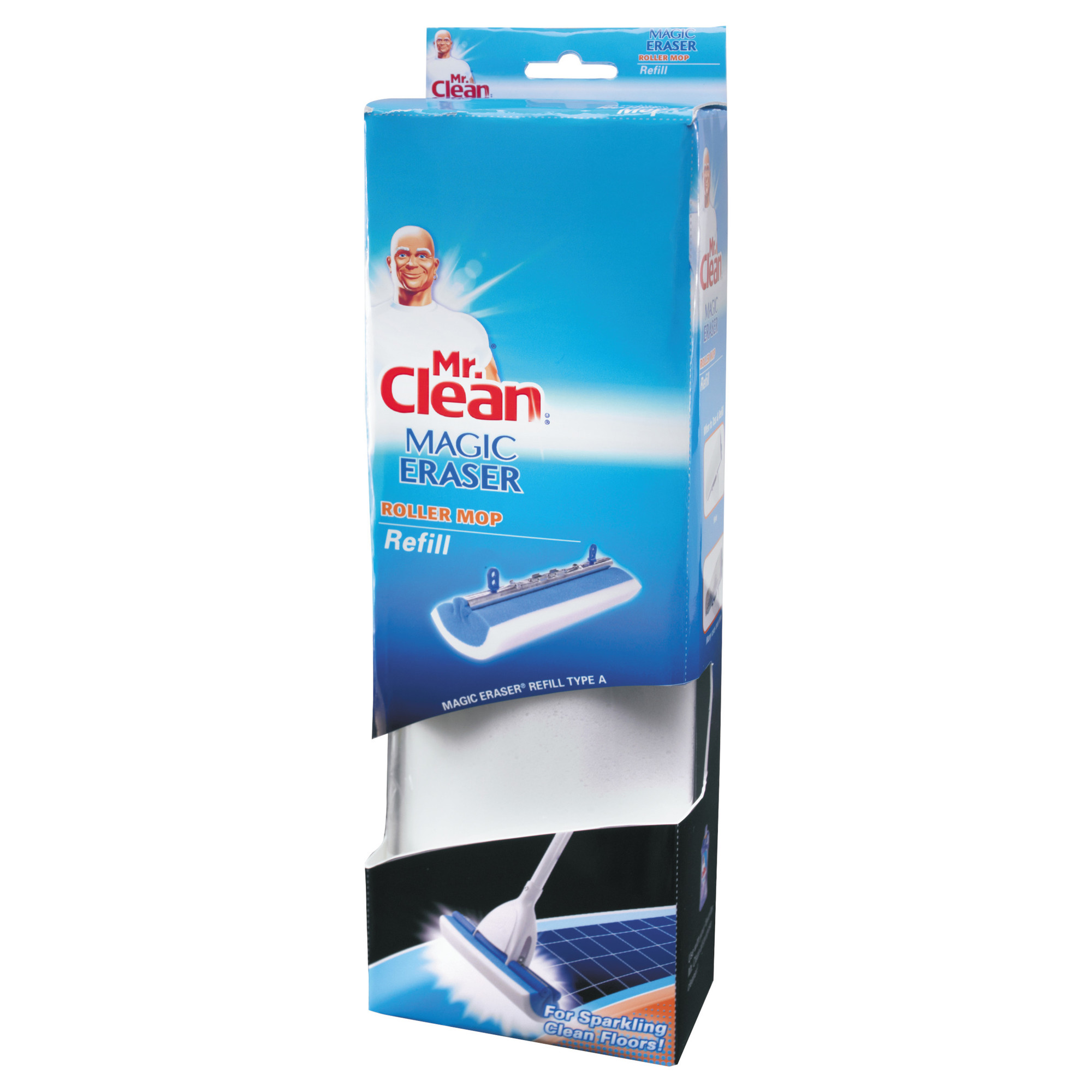 Mr. Clean Magic Eraser Roller Mop Refill, Width 3.63 in, Included (qty.) 1, Color White, Model# 446841