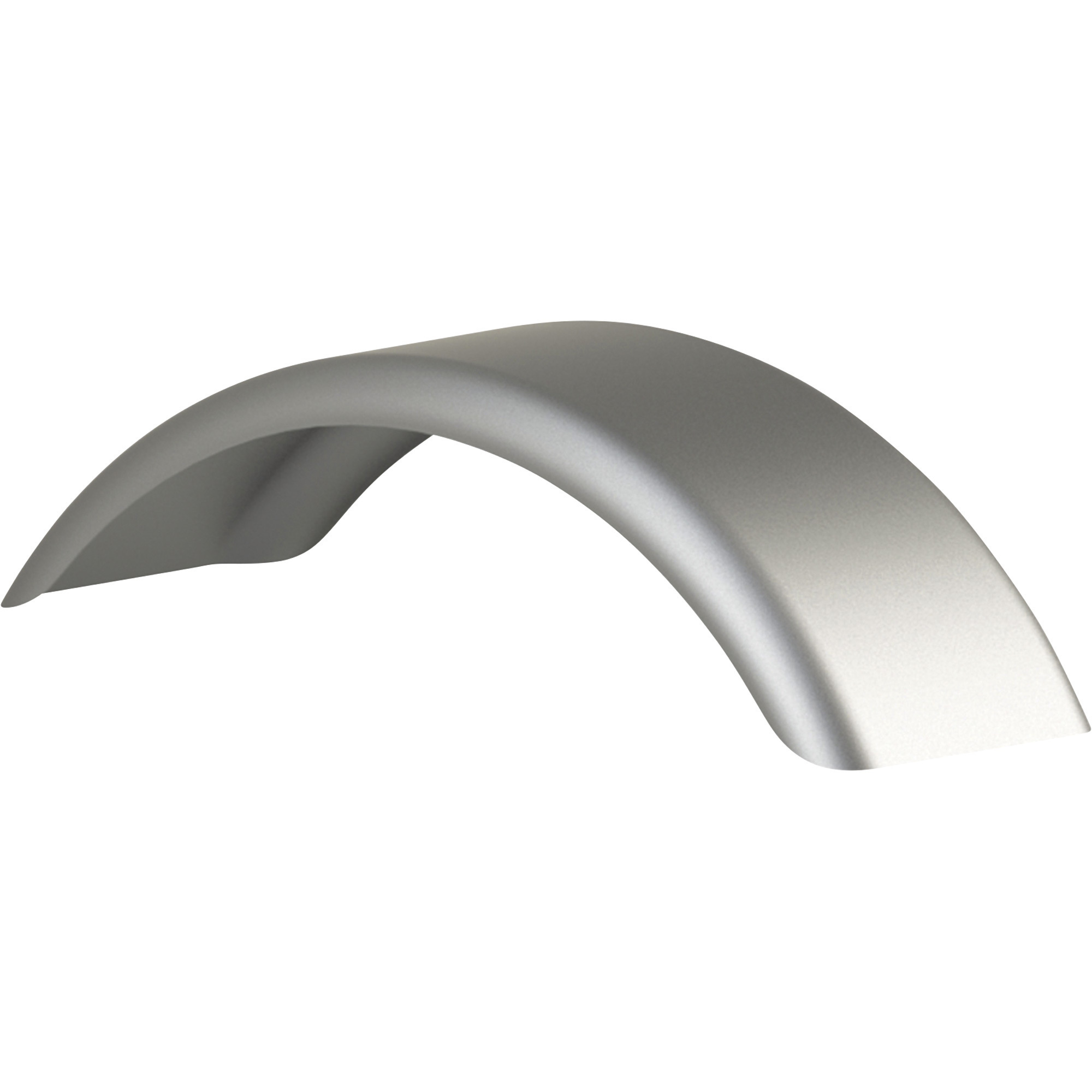 Tow Zone Single Round Steel Trailer Fender, Fits 8in.-12in. Tires, 20in. x 7in. x 5 5/8in.