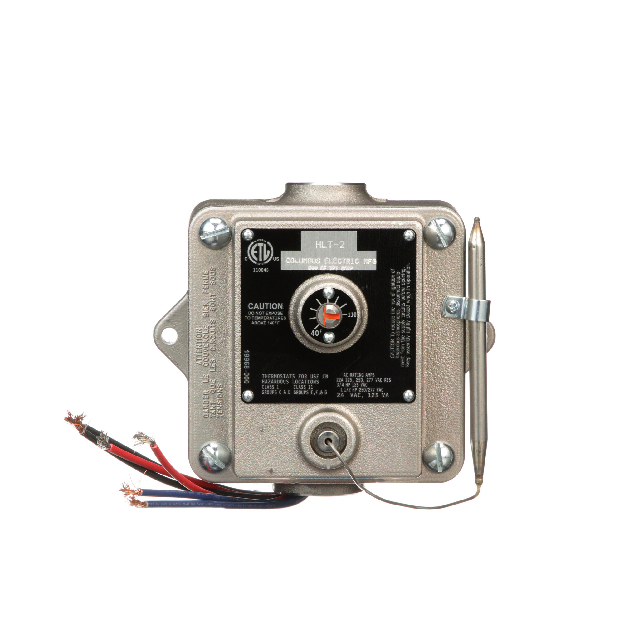 TPI Hazardous Location Thermostat, Double Pole, Model# HLT-2