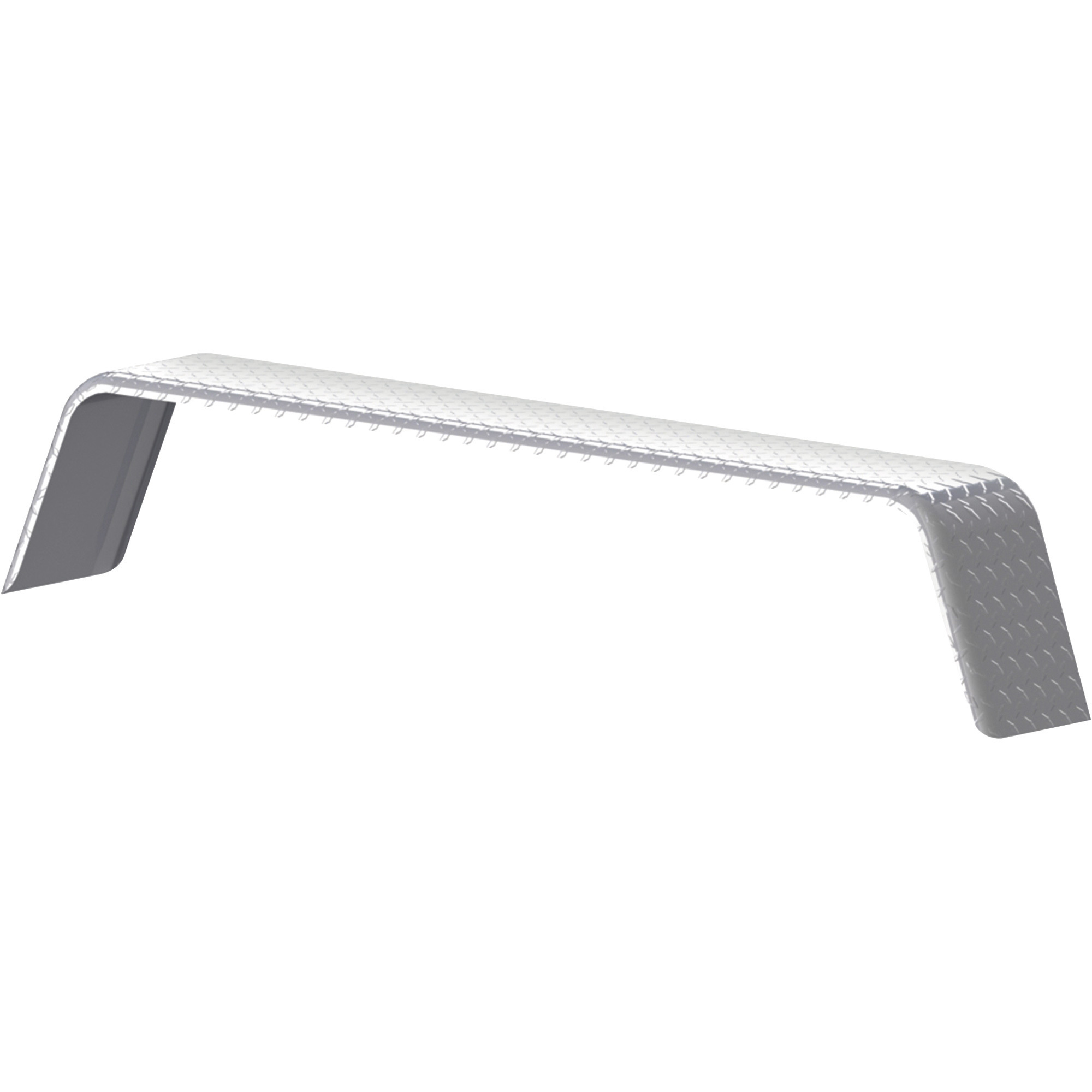 Tow Zone Jeep-Style Tandem Aluminum Tread Trailer Fender, Fits 13in.-15in. Tires, 68in. x 10in. x 13 1/4in.