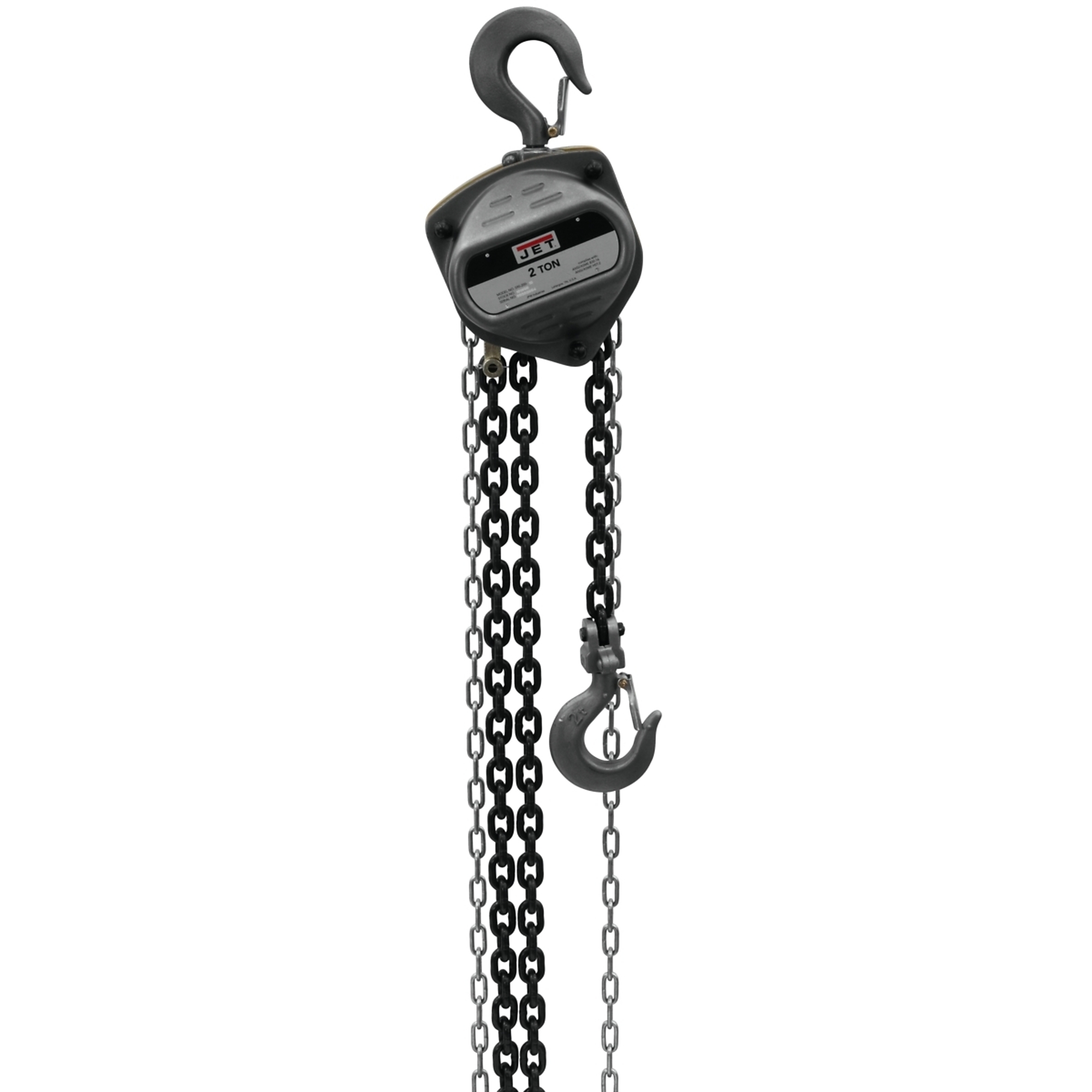 Jet, S-90 Chain Hoist, Capacity 4000 lb, Lift Height 40 ft, Model# S90-200-40