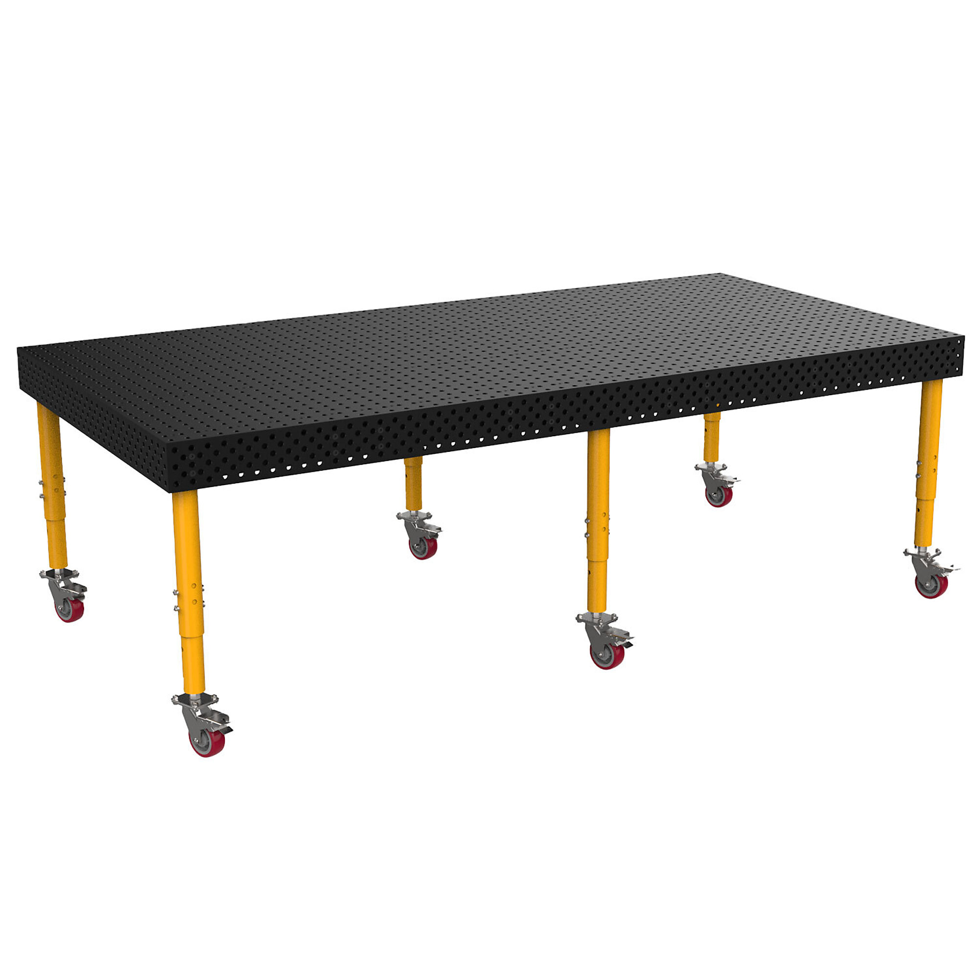 Strong Hand Tools Buildpro Welding Table, Capacity 650lb. 120in. x 60in., Model# TA5-12060Q-C1