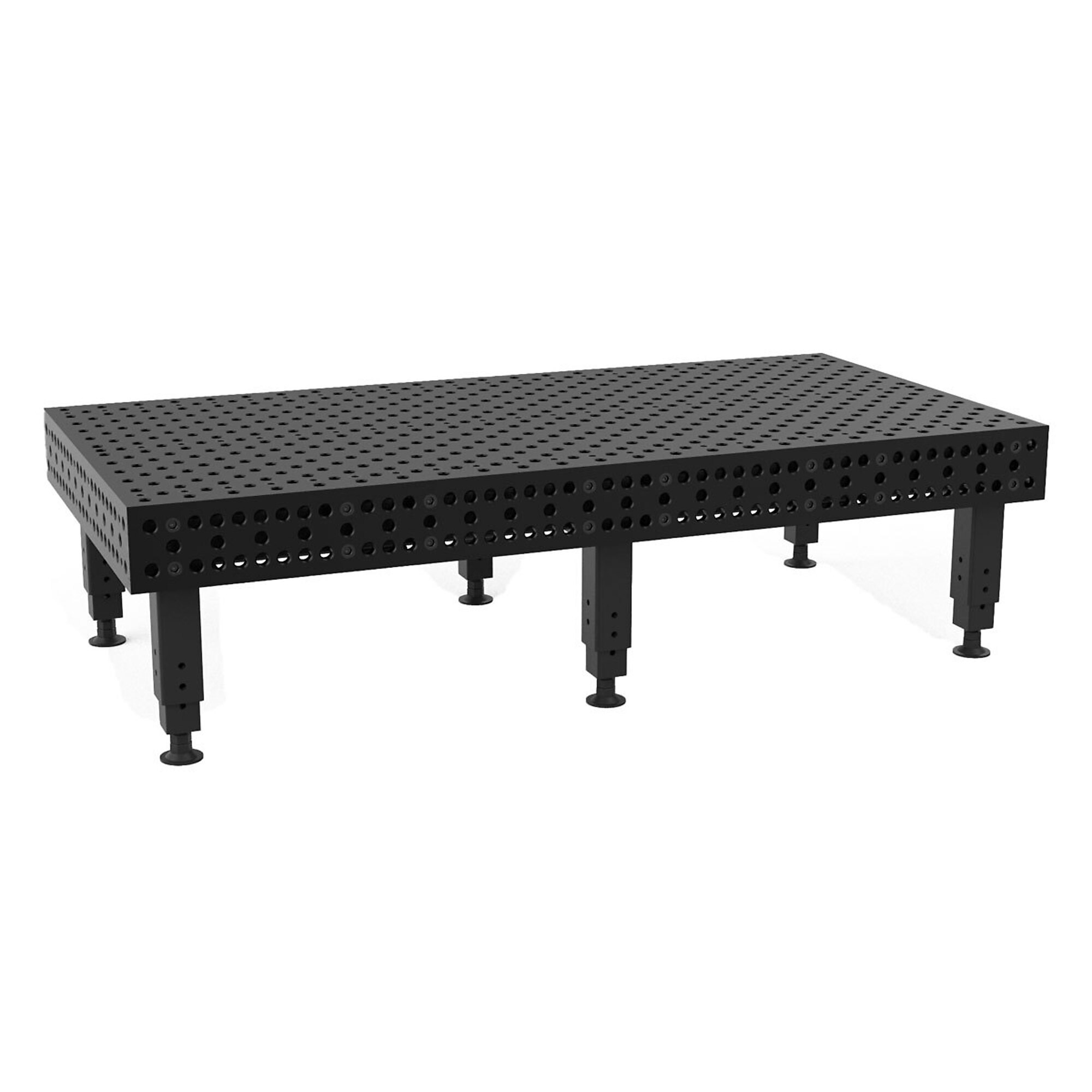 Strong Hand Tools Welding Table, Capacity 6000lb., 94in. x 47in., Model# T28-2412XQ-B1