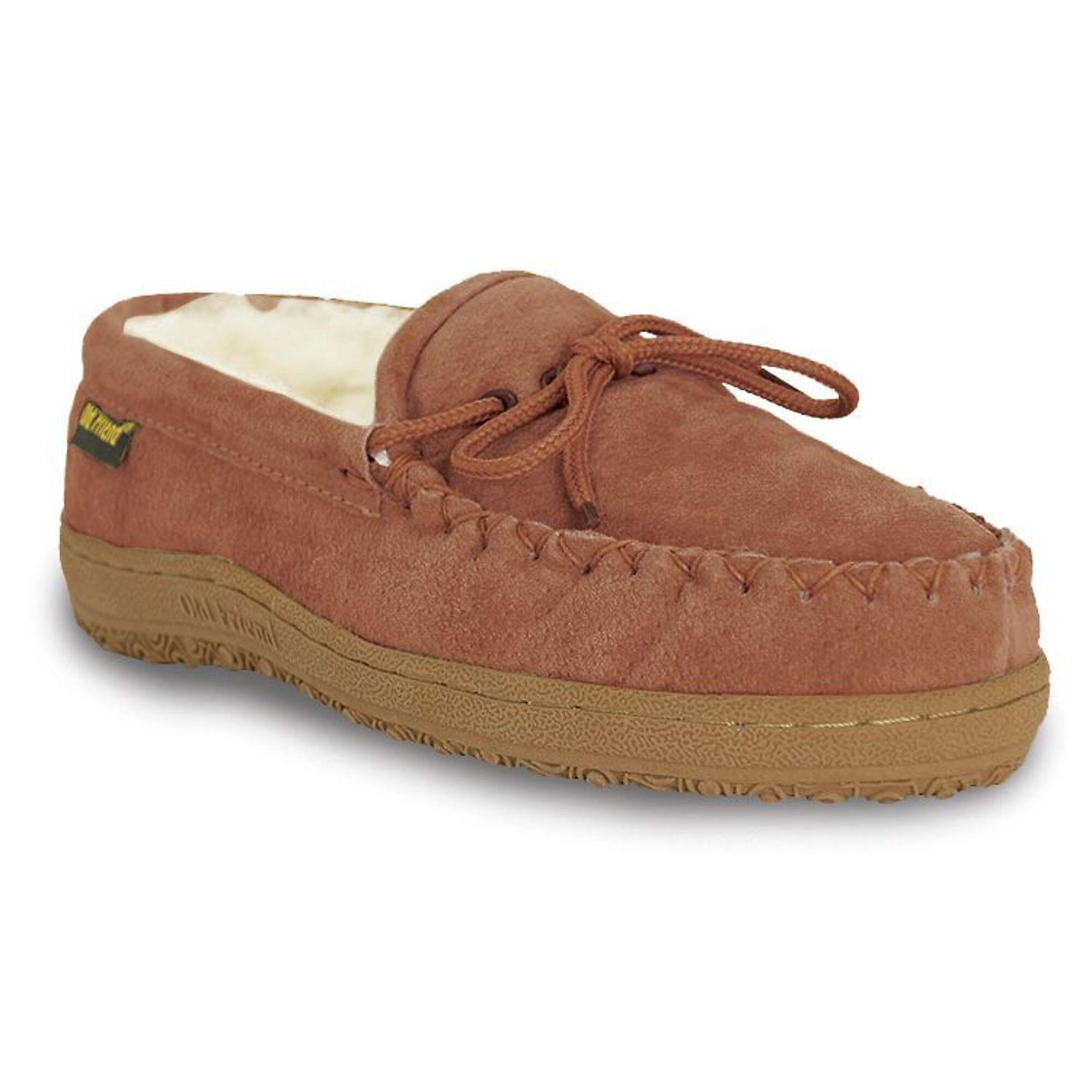 Old Friend Footwear, Womens's Wide Loafer, Sheepskin Slipper