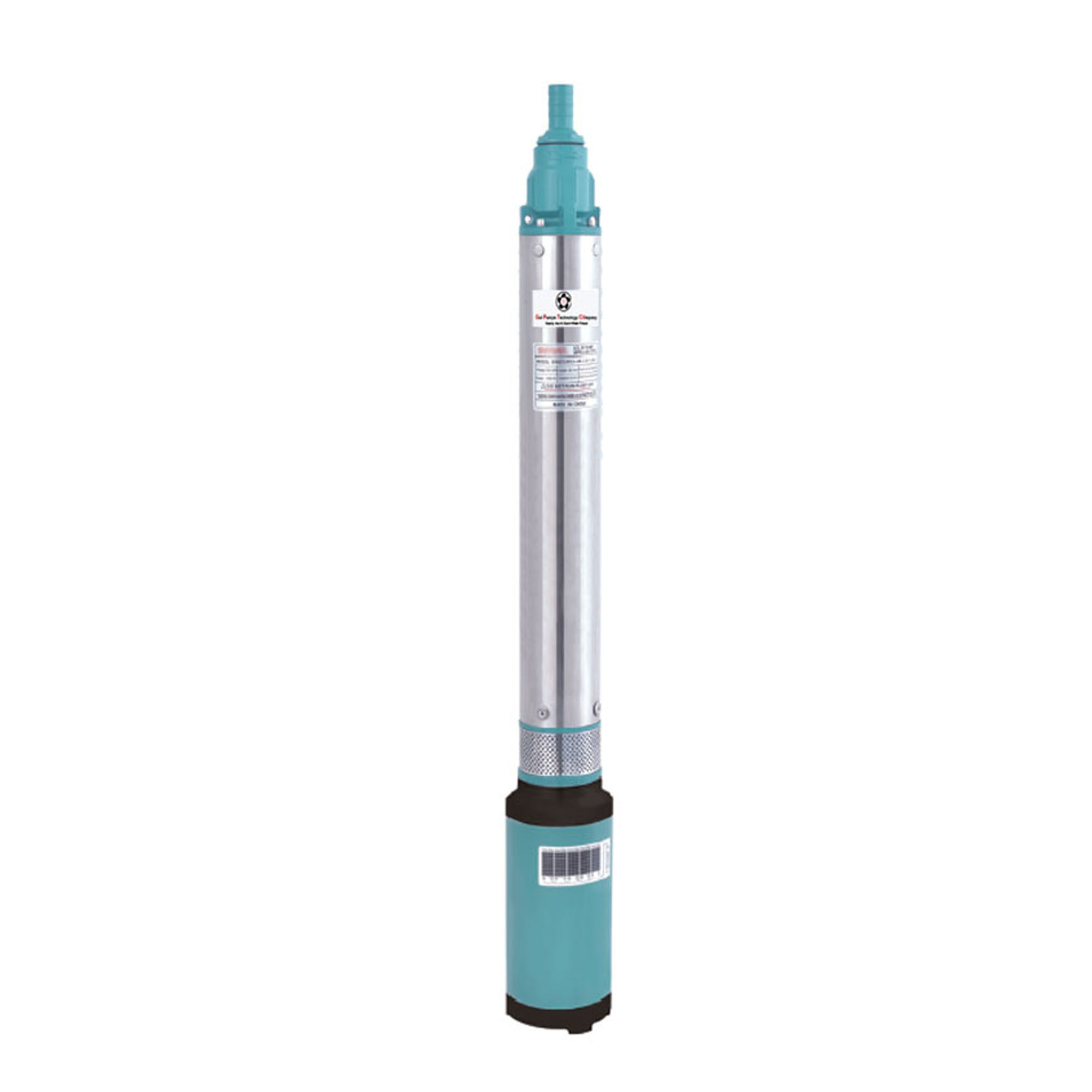 Gol Pumps Solar deep well pump, 180VDC, 264GPH, 590ft., Max. Flow 264 GPH, Port Size 1 in, Solar Powered, Model# GPDC 180V-180-1