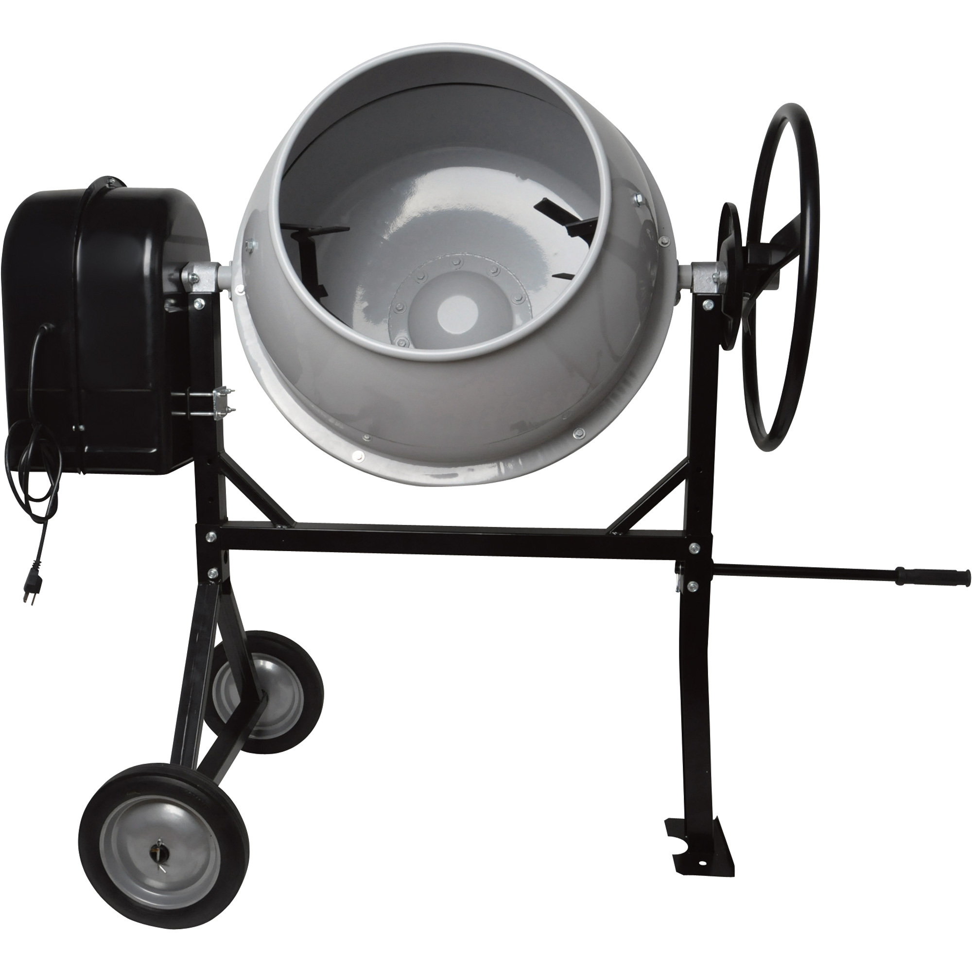 Klutch Portable Electric Cement Mixer, 4.1 Cubic Ft. Drum Northern Tool