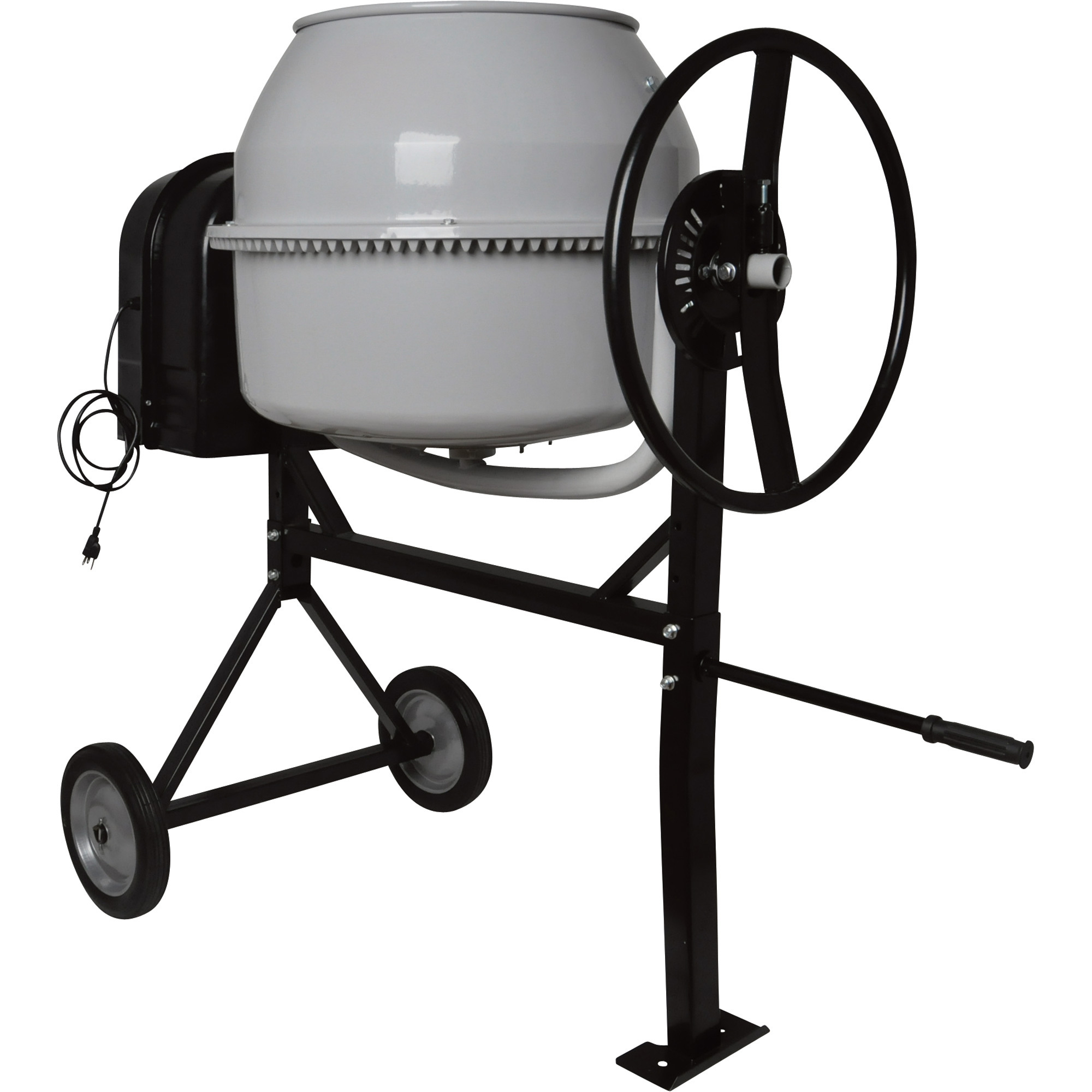 Klutch Portable Electric Cement Mixer, 4.1 Cubic Ft. Drum Northern Tool