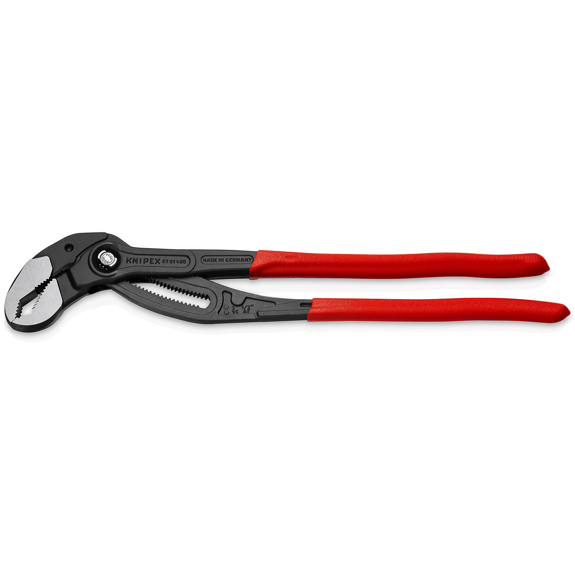 KNIPEX Cobra XL Water Pump Pliers, 16in., 3.75in. Jaw Capacity KNIPEX Cobra XL Water Pump Pliers, 16in., 3.75in. Jaw Capacity