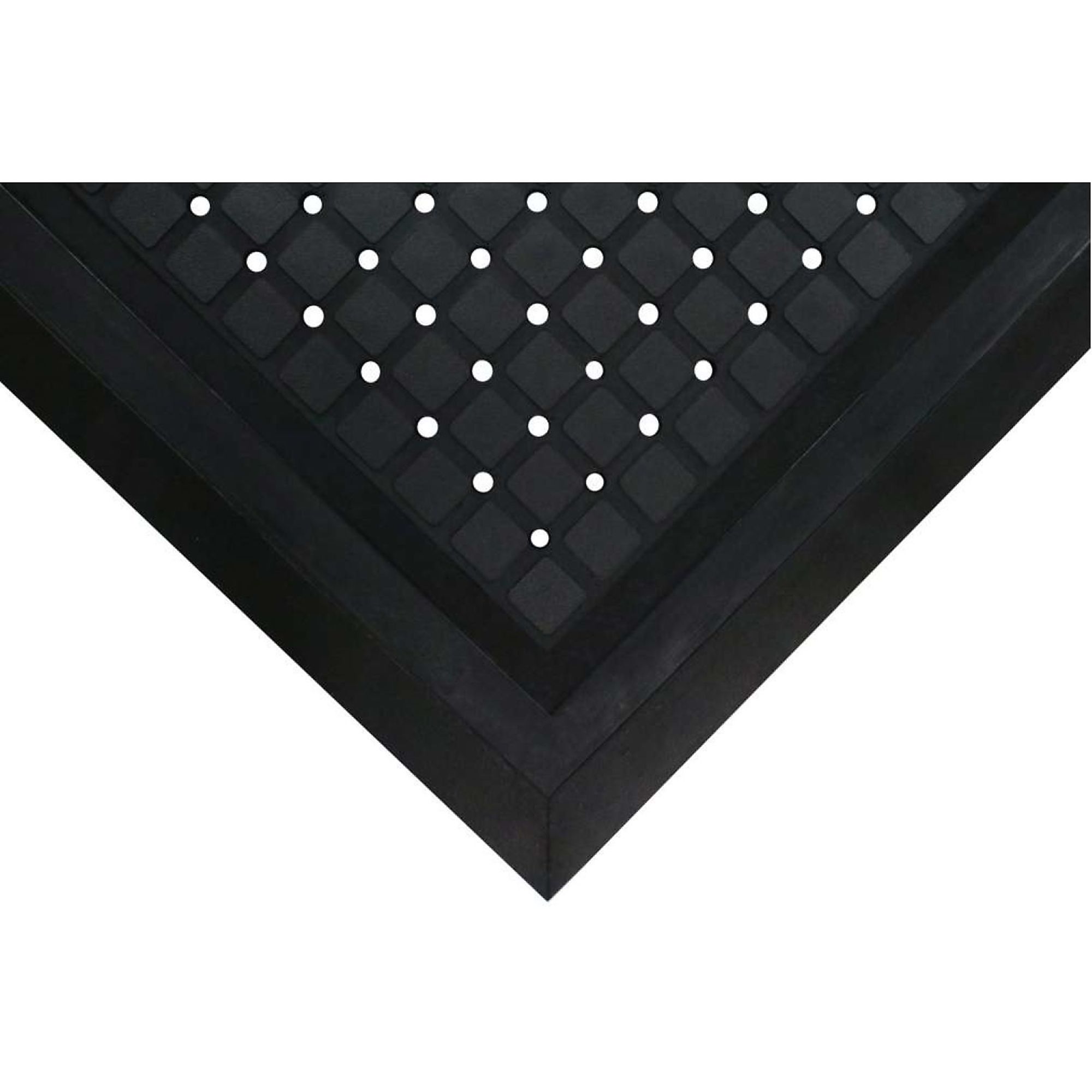 Hog Heaven Drainable Workstation Mat, Black 43.75" x 43.75", 3/4" Thickness Model #441514444100