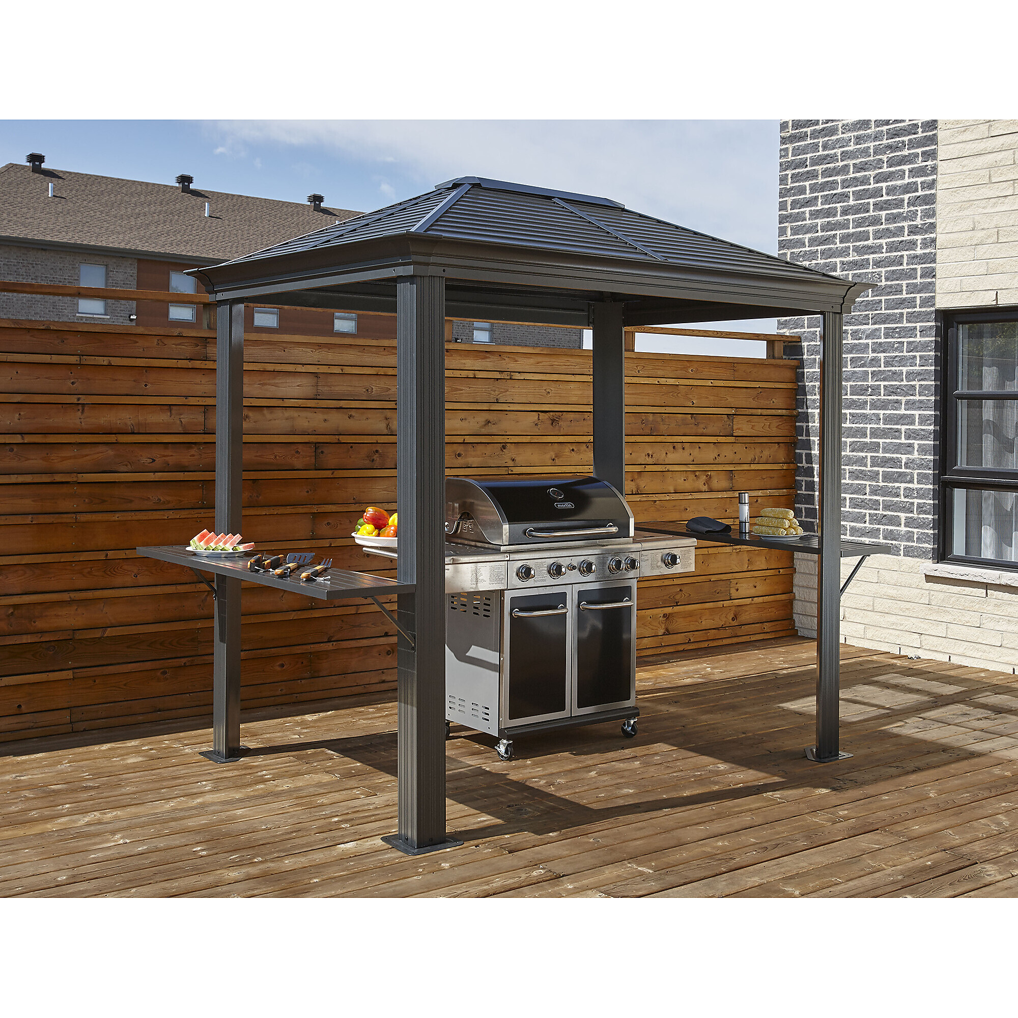 6' x 8' Aluminum Grill Gazebo