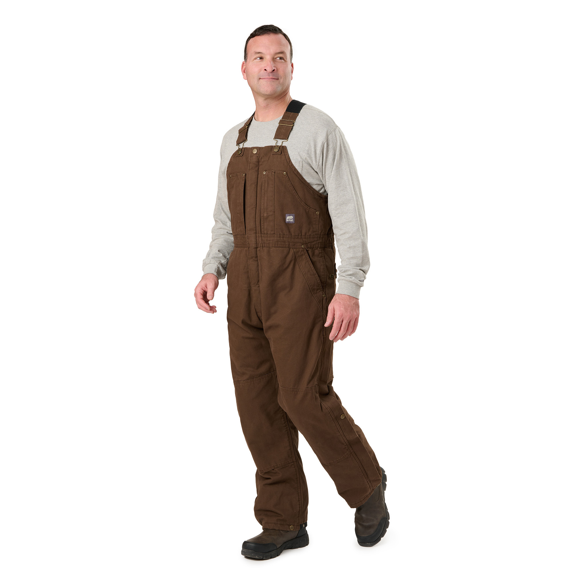 Berne Apparel Highland Washed Insulated Bib Overall
