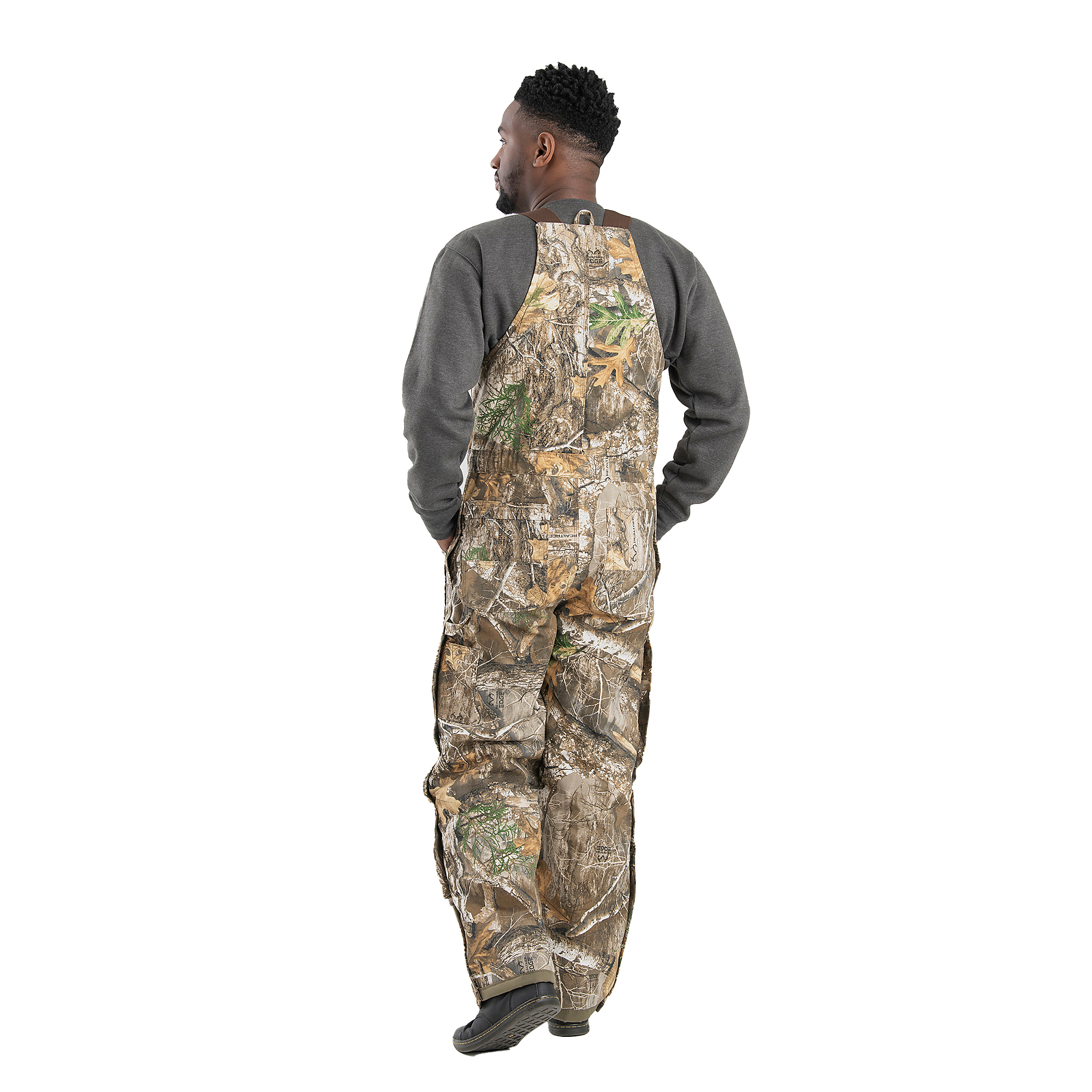 Berne Apparel, Hertiage Insulated Bib Overall, Size L, Color