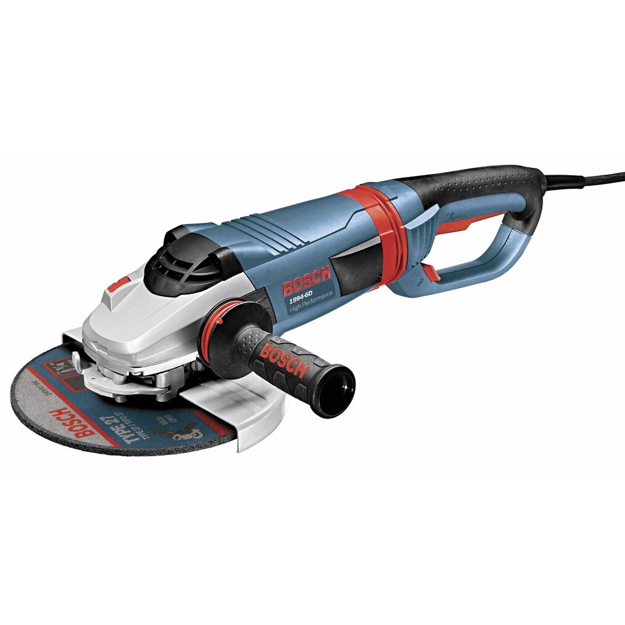 Bosch High Performance Large Angle Grinder — 9in., 15 Amp, No Lock-On Switch, Model# 1994-6D