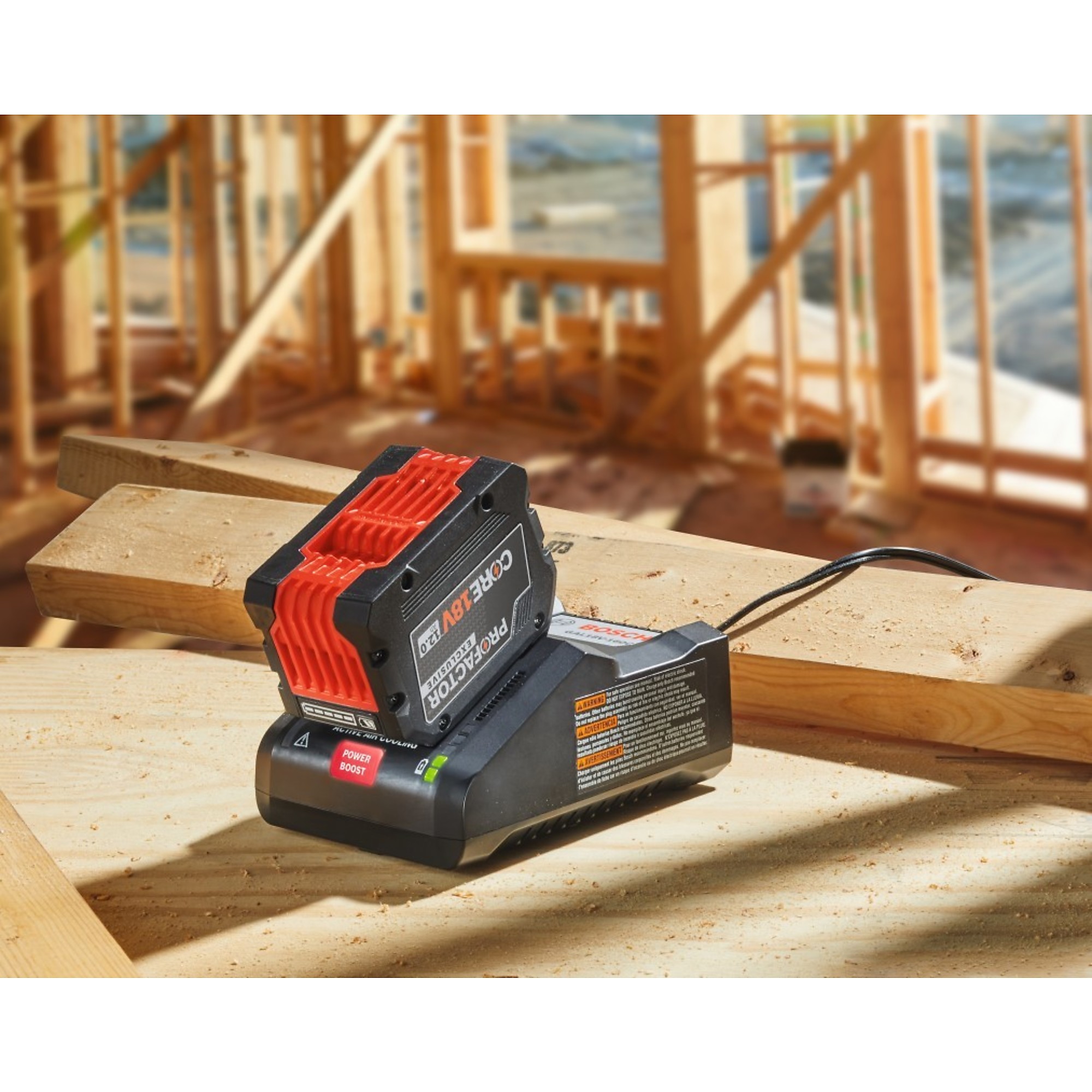 Bosch 18V CORE18V Lithium-Ion 12.0Ah Profactor Batteries & Hell-ion Charger  GXS18V-18N27
