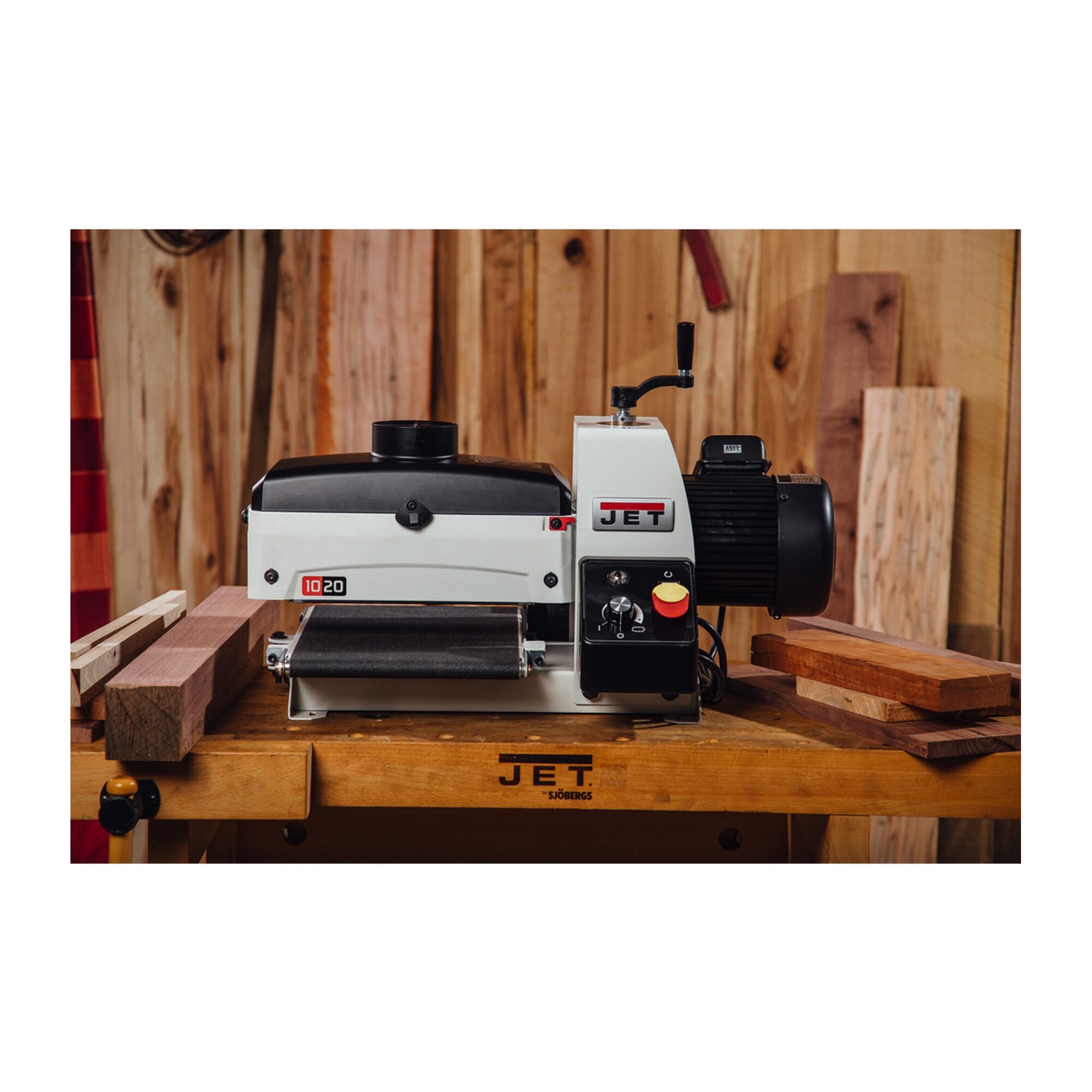 Jet, JWDS1,020 BENCHTOP DRUM SANDER, Max. Speed 1725 OPM, Amps 1