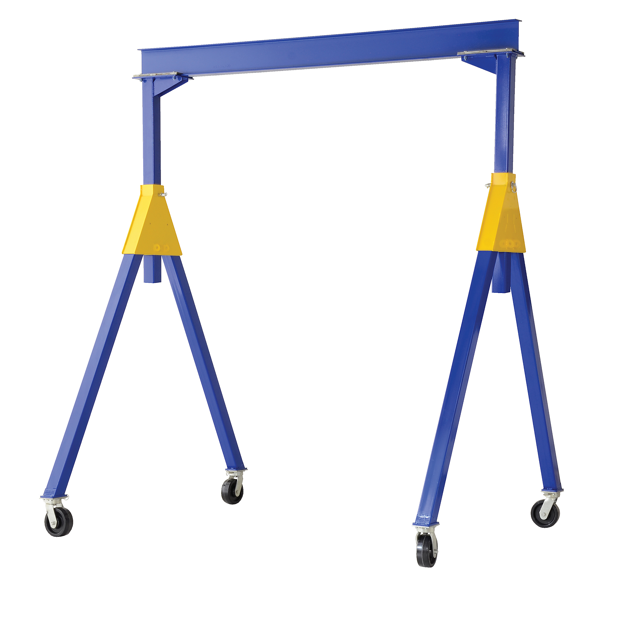 Vestil Steel Fixed Gantry Crane - 4000-Lb. Capacity, Phenolic Casters, Model# FHSN-4-10