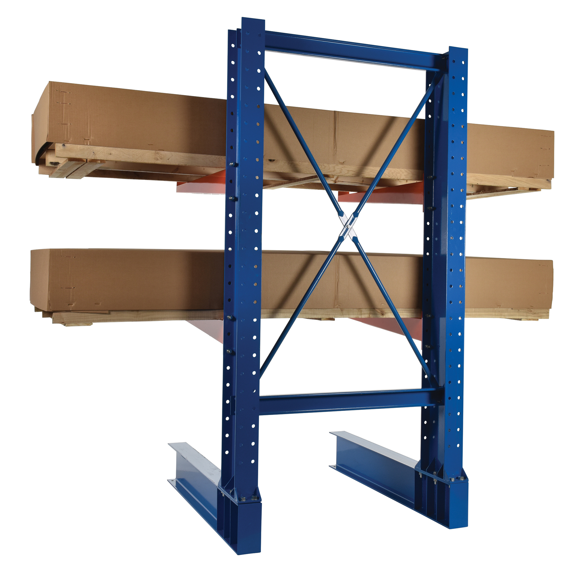 Eel Rack Vestil, 8ft. Steel cantilever rack kit, Overall Height 96 in, Width 72 ...