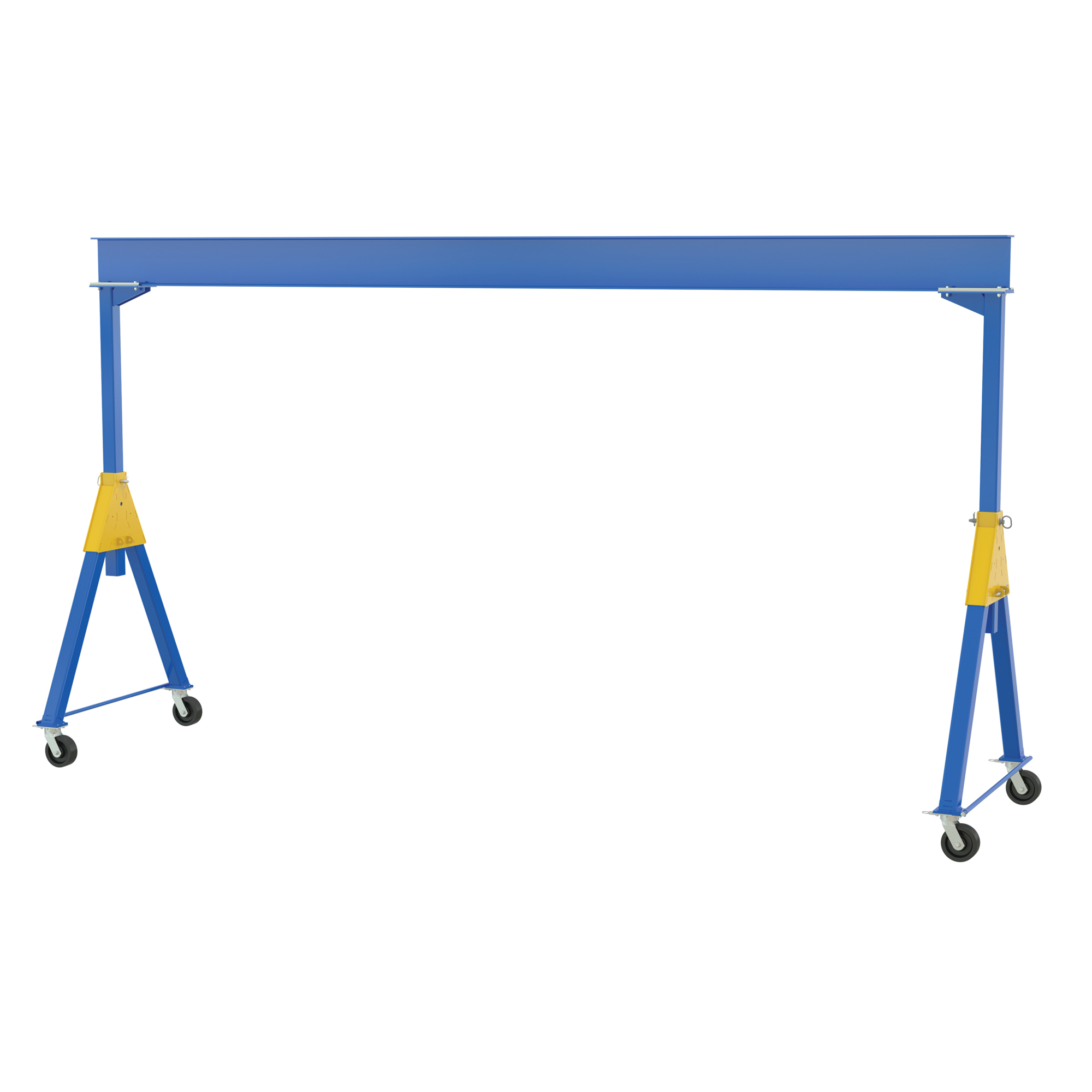 Vestil Steel Knockdown Fixed Crane - 6000-Lb. Capacity, Phenolic Casters, Model# FHSN-6-20