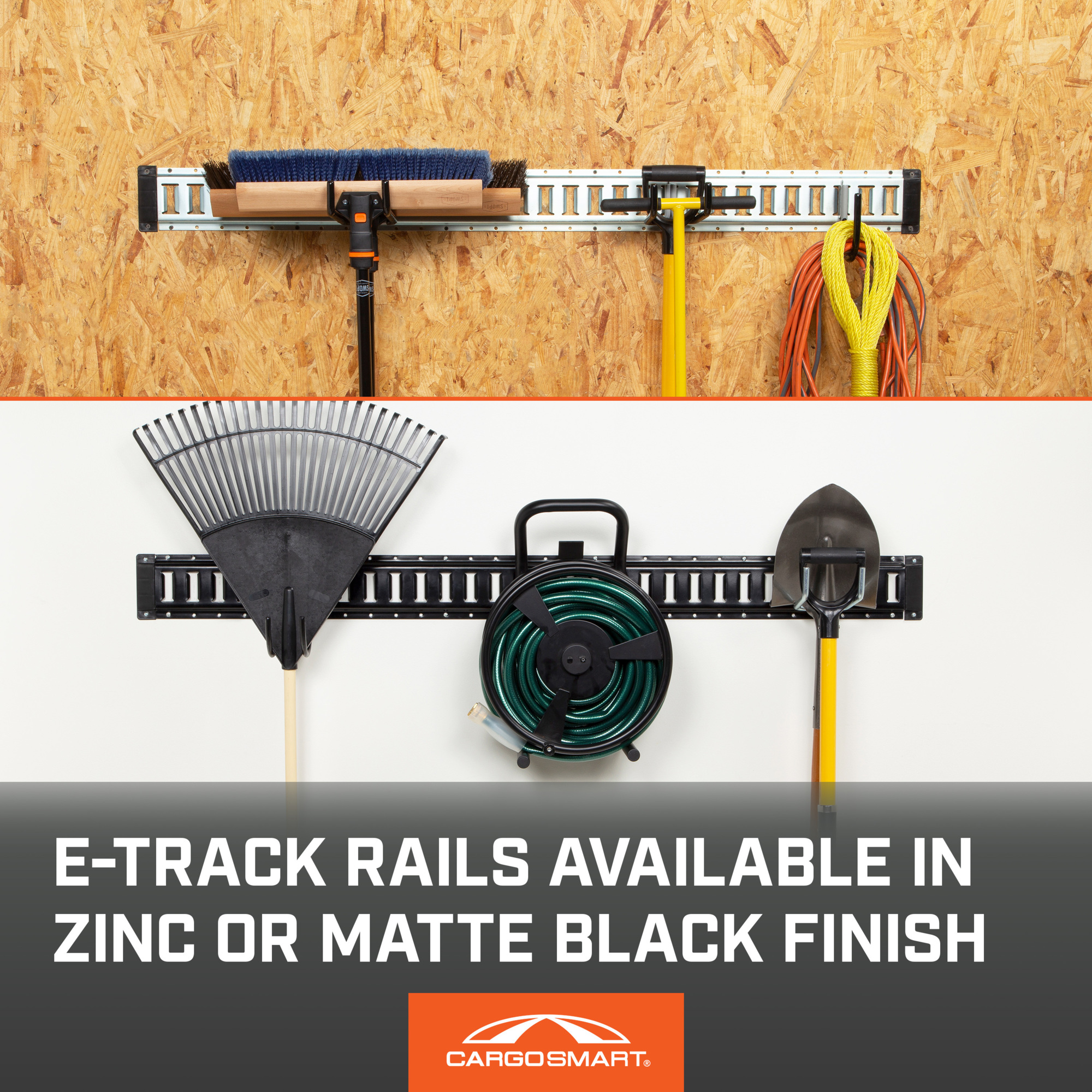 CargoSmart Horizontal E-Track Rail, 60in.L x 5in.W