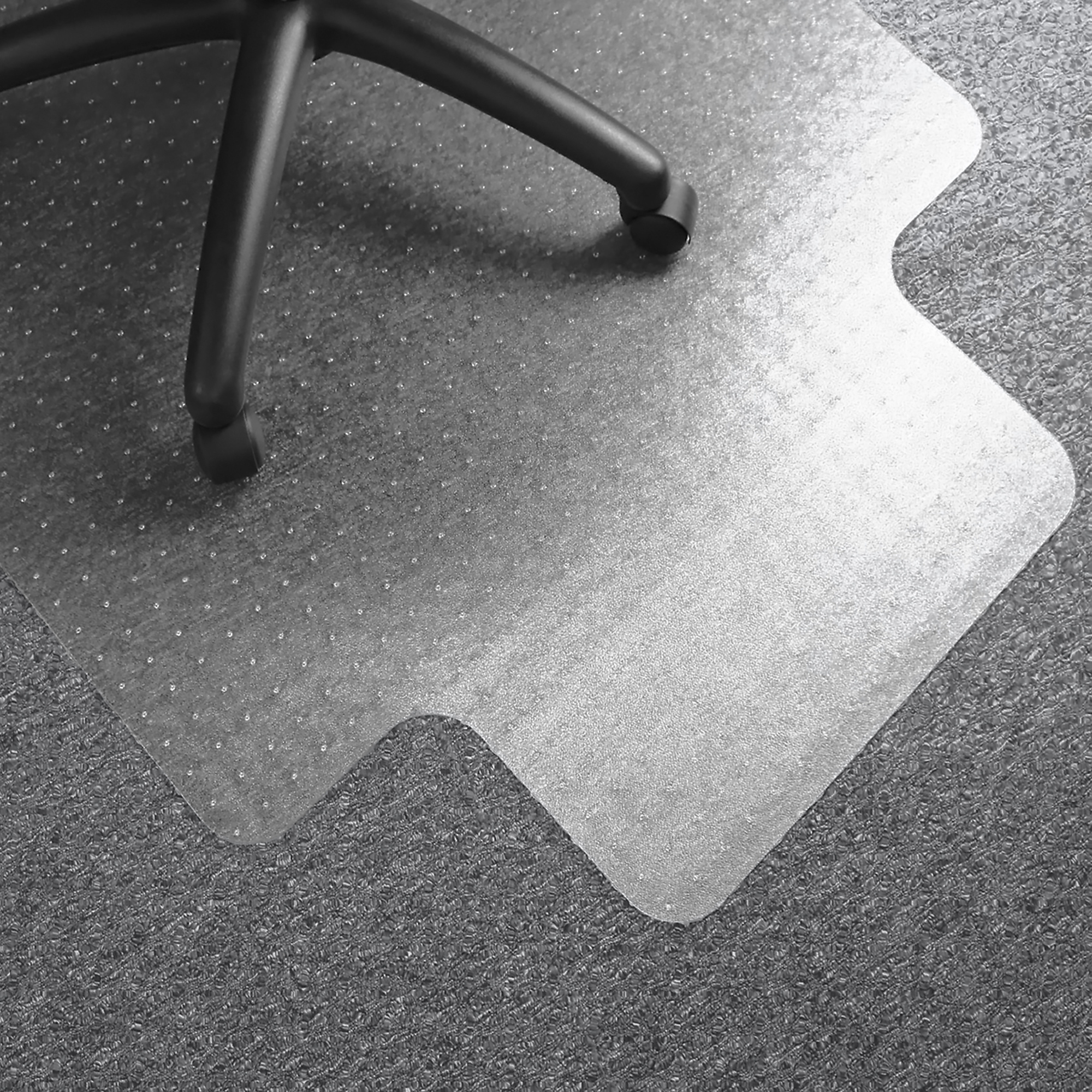 Computex® Anti-Static Vinyl Lipped Chair Mat for Carpets up to 3/8 ...