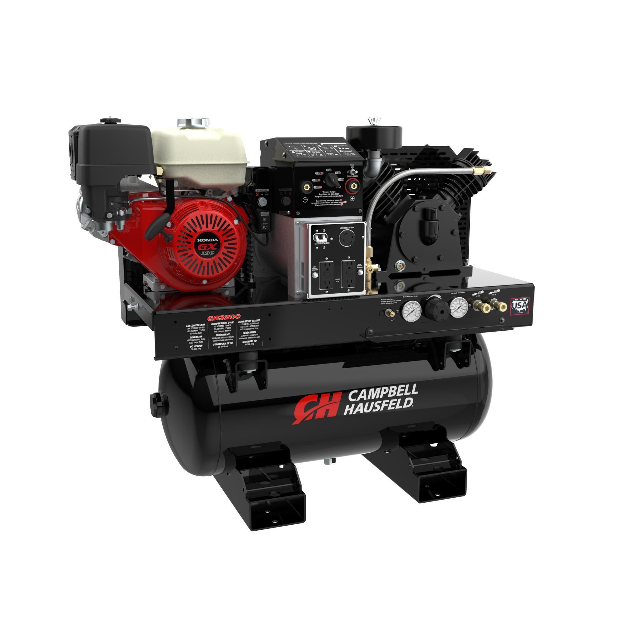 Campbell Hausfeld 3-in-1 Gas-Powered Air Compressor/Generator