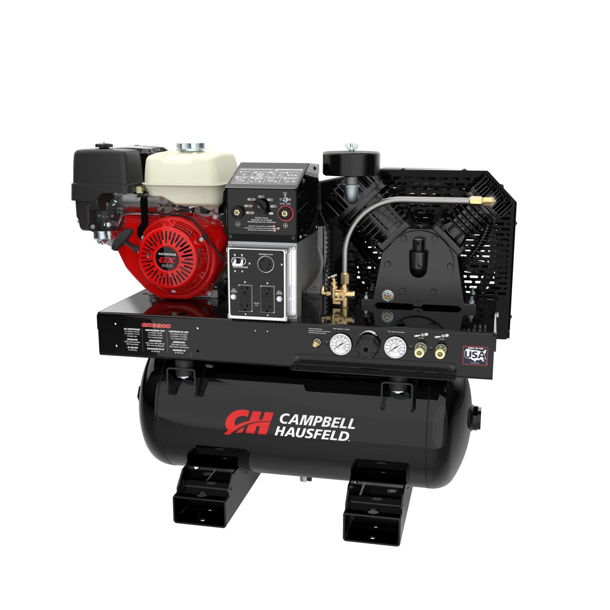 Campbell Hausfeld 3-in-1 Gas-Powered Air Compressor/Generator