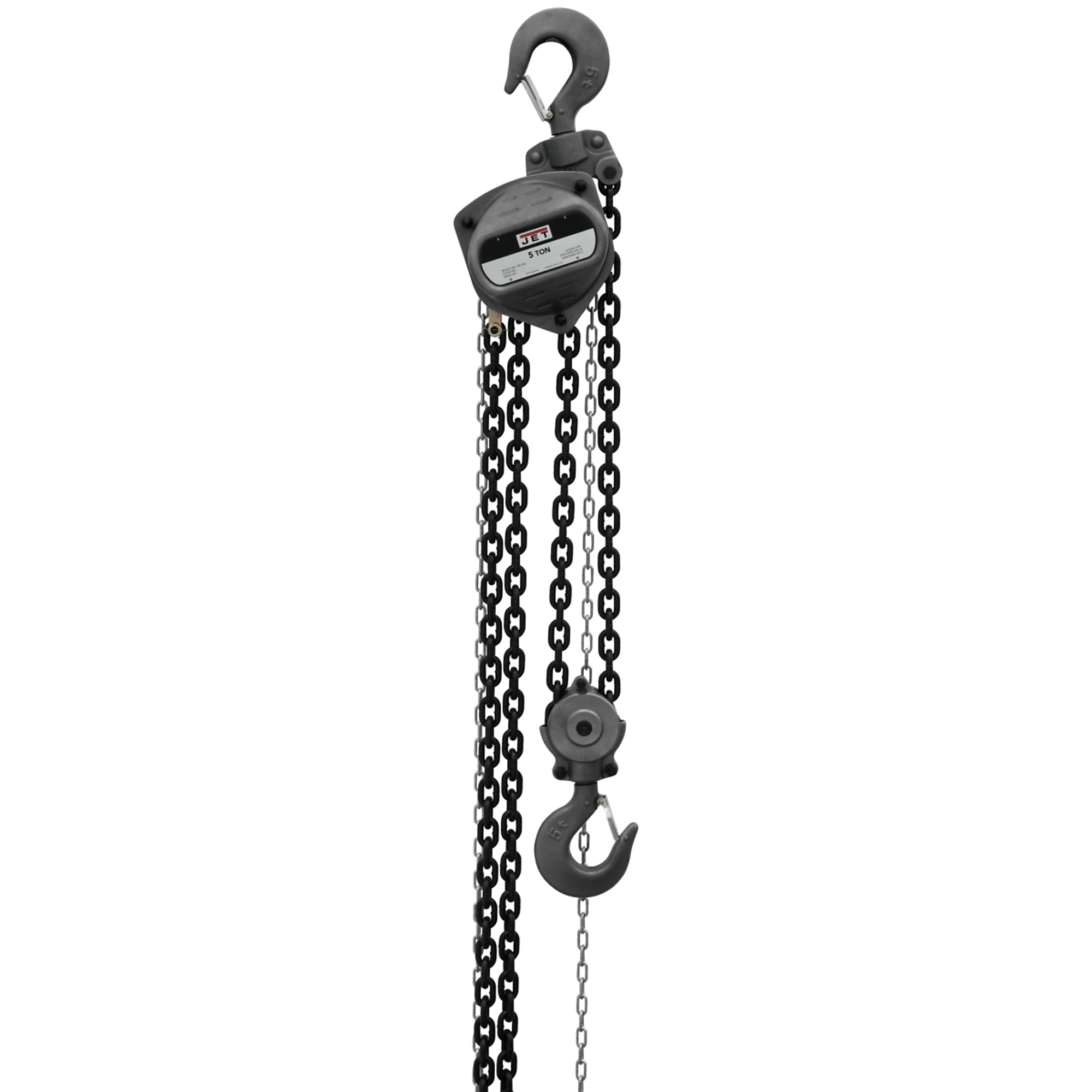 Jet, S-90 Chain Hoist, Capacity 10000 lb, Lift Height 50 ft, Model# S90-500-50