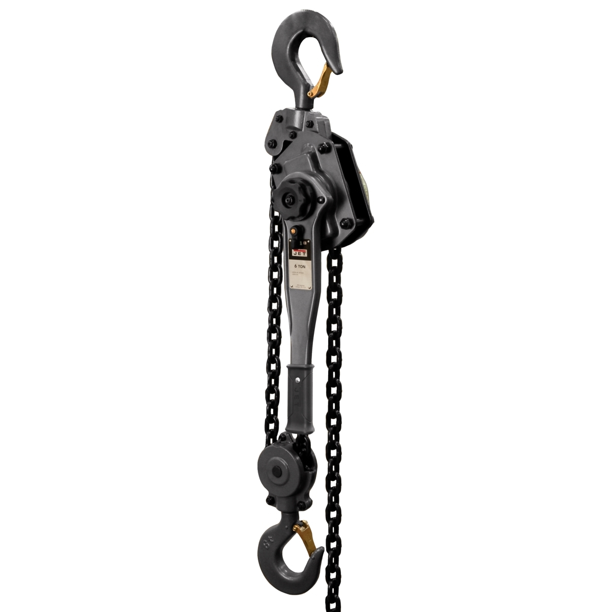 Jet, JLP Manual Lever Hoist, Capacity 12000 lb, Lift Height 50 ft, Model# JLP-600A-50