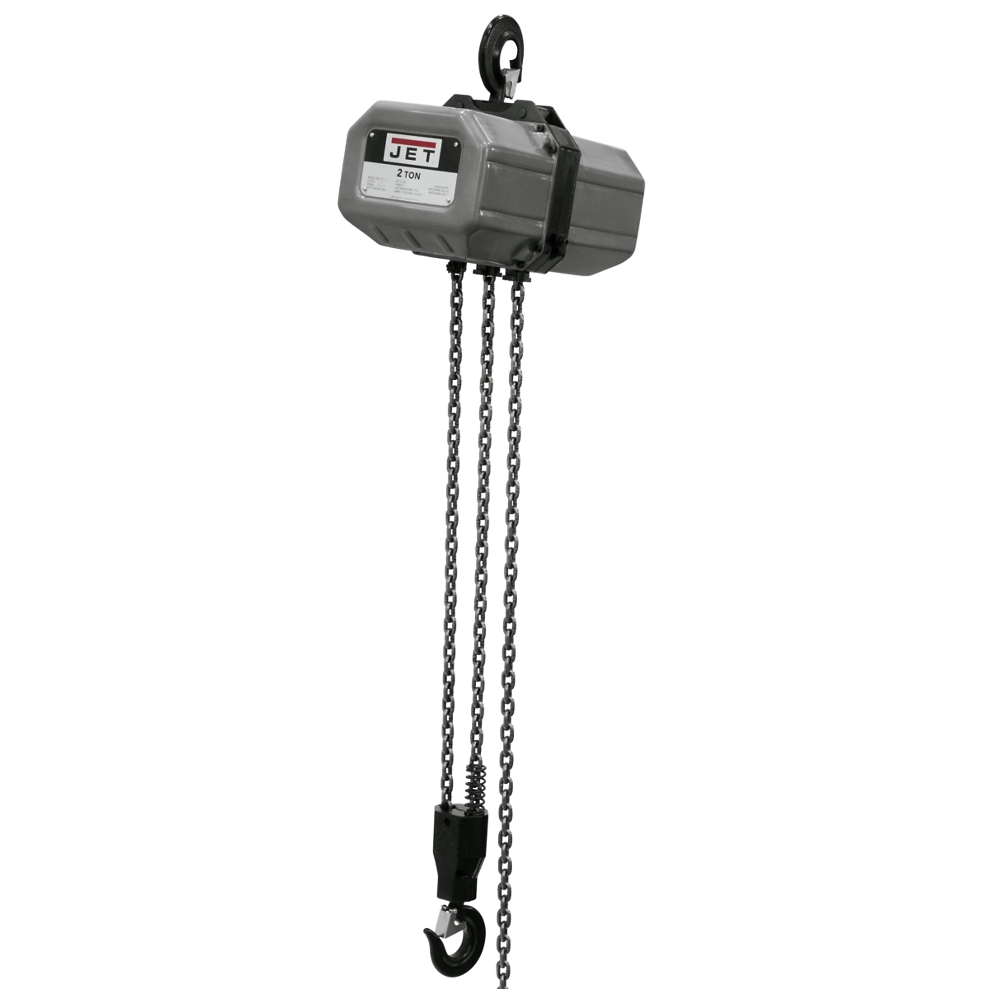 Jet, Electric Hoist, Capacity 4000 lb, Lift Height 50 ft, Model# 2SS-3C-50