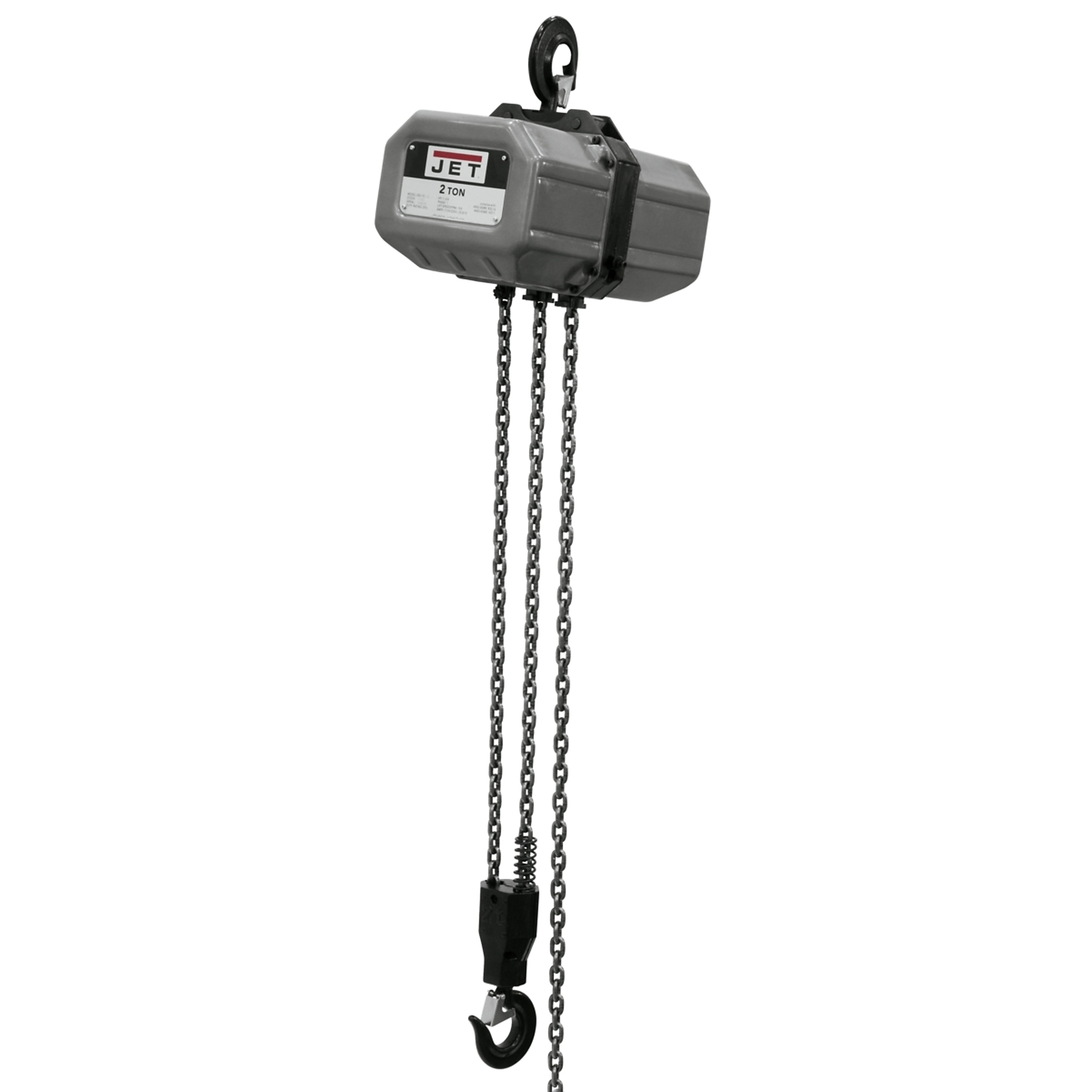 Jet, Electric Hoist, Capacity 4000 lb, Lift Height 50 ft, Model# 2SS-1C-50