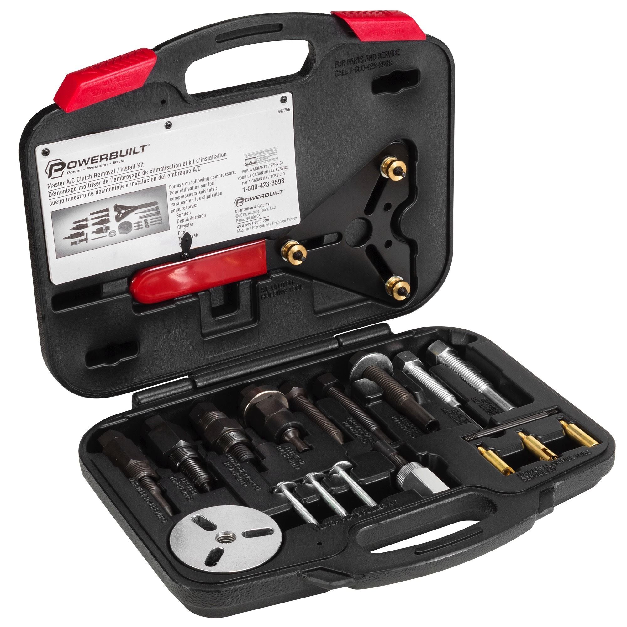 Powerbuilt Master A/C Clutch Removal and Installation Kit, Model# 647756