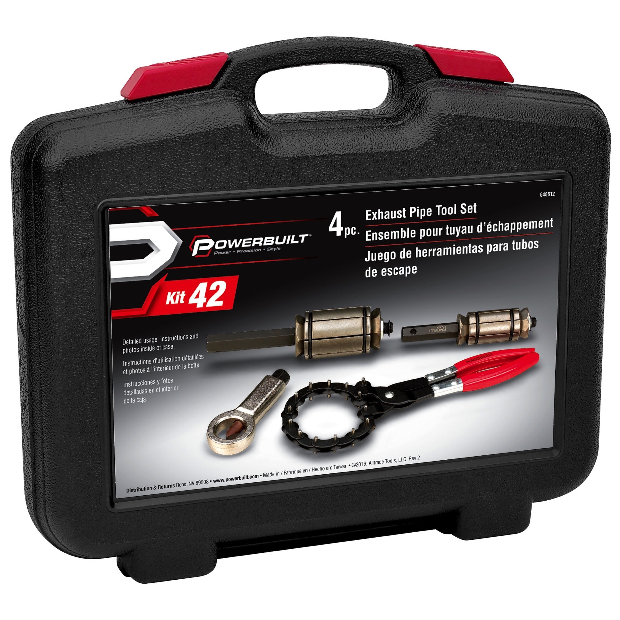 Powerbuilt 4 Pc Exhaust Service Set, Model 648612 Northern Tool