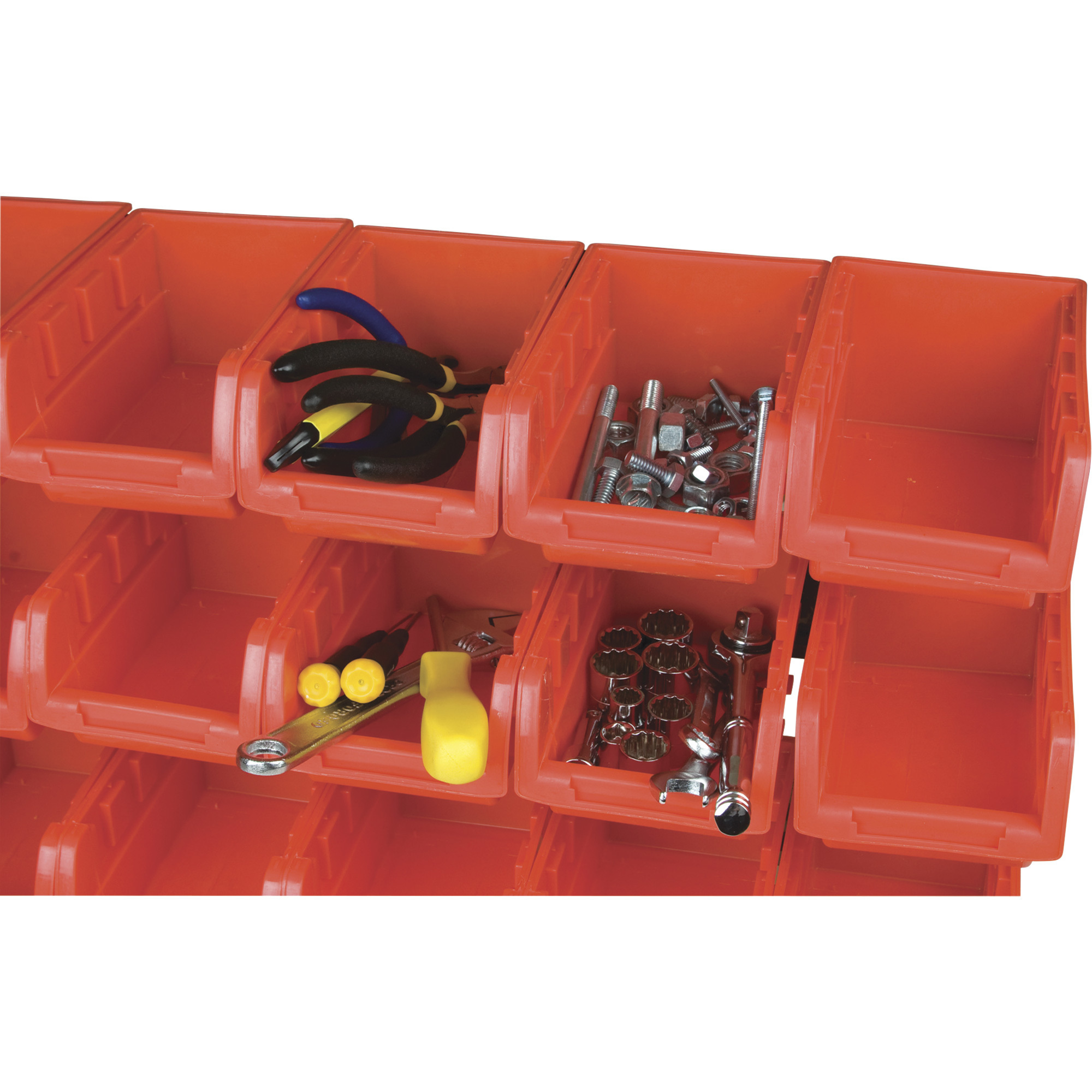 Ironton Tabletop Bench Rack with 15 Bins, 6 1/2in.L x 4 1/16in.W x 3in ...