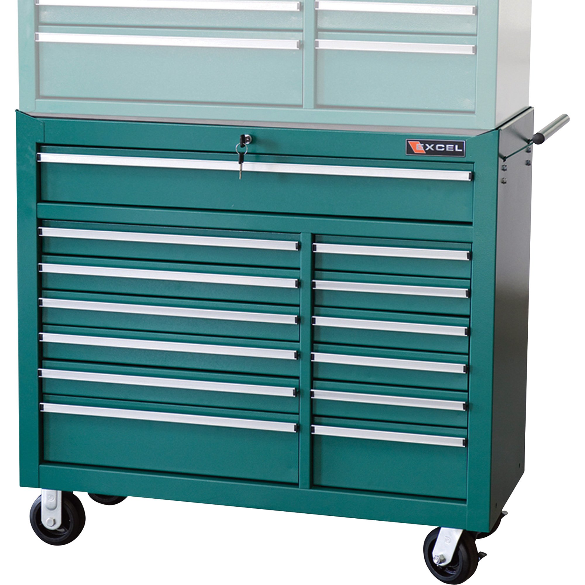 Excel 13-Drawer Rolling Tool Cabinet — 880-Lb. Capacity, Model