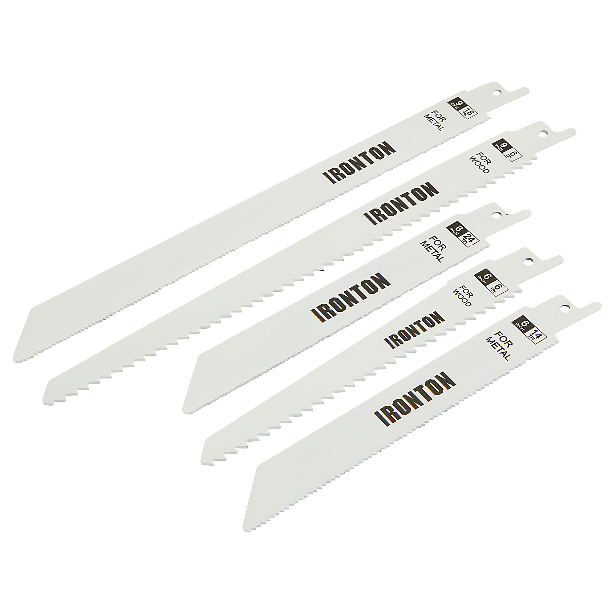 Jigsaw Blades Set, Assorted, Wood And Metal, 24-Pack