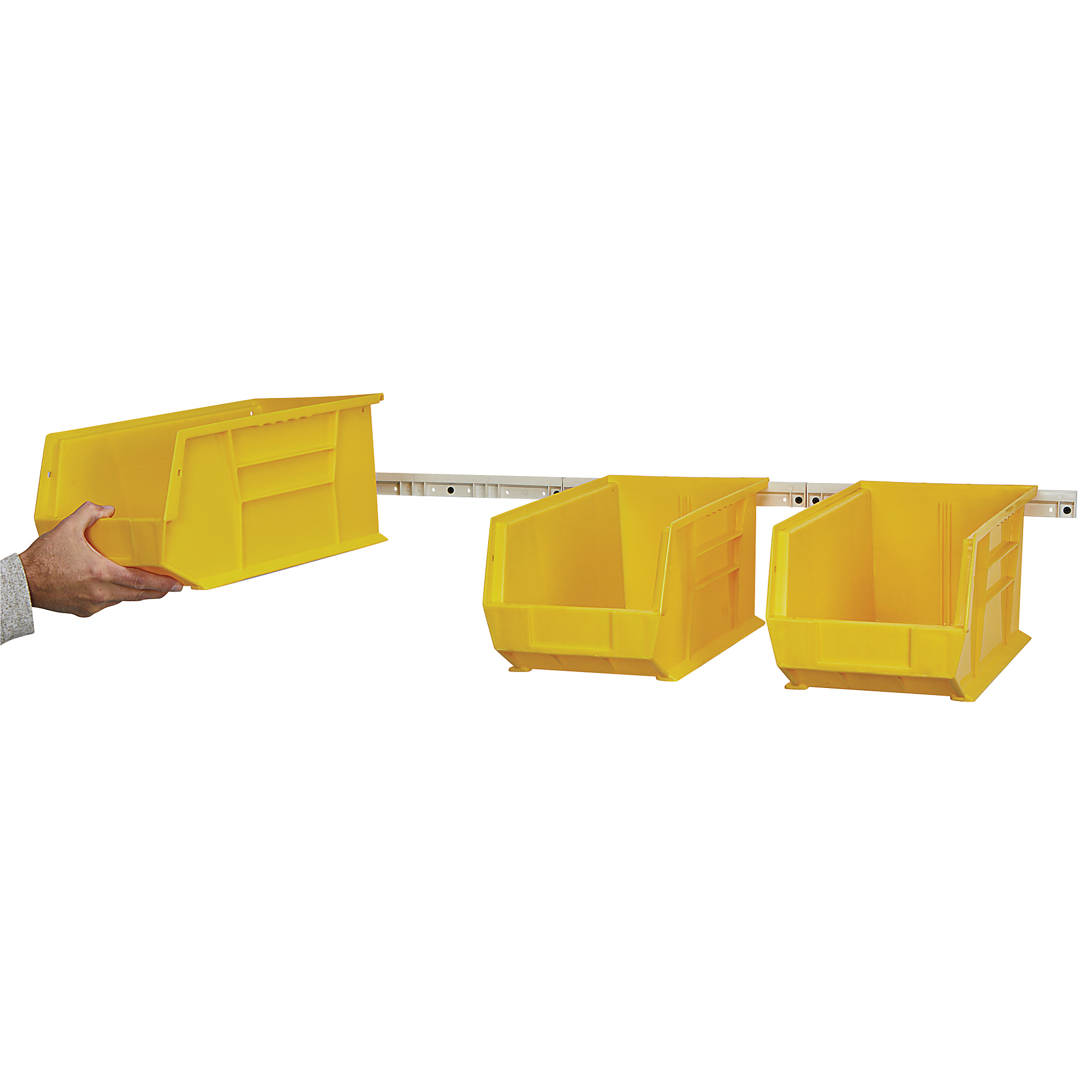 Ironton Metal Storage Rack with 3 Louvered Bins, 5 1/2in.W x 10 7/8in.D