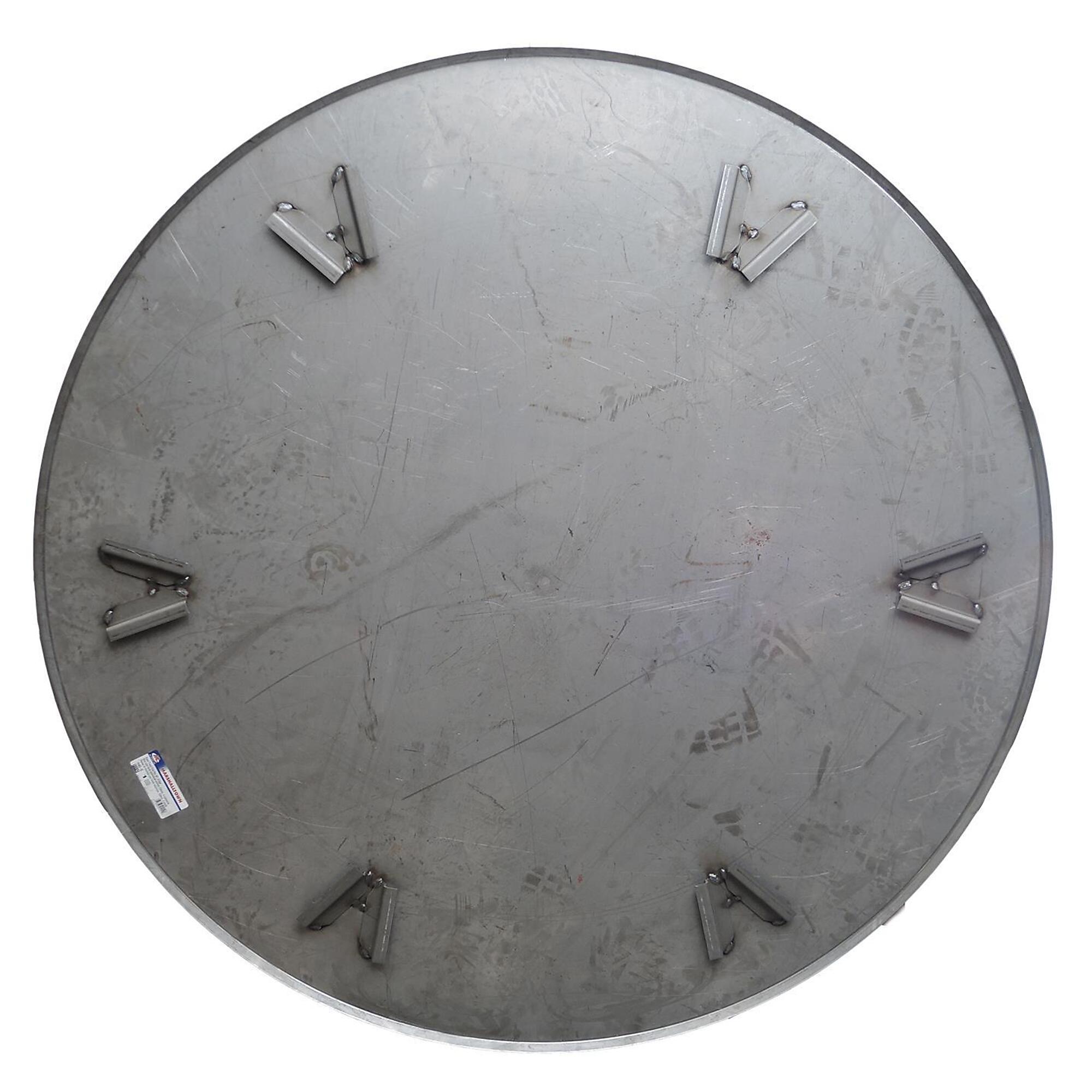 Marshalltown Z-Clip Power Trowel Pan - 62.5in., 10-Ga. Steel, Beveled Edges, Model# PAN62-6C