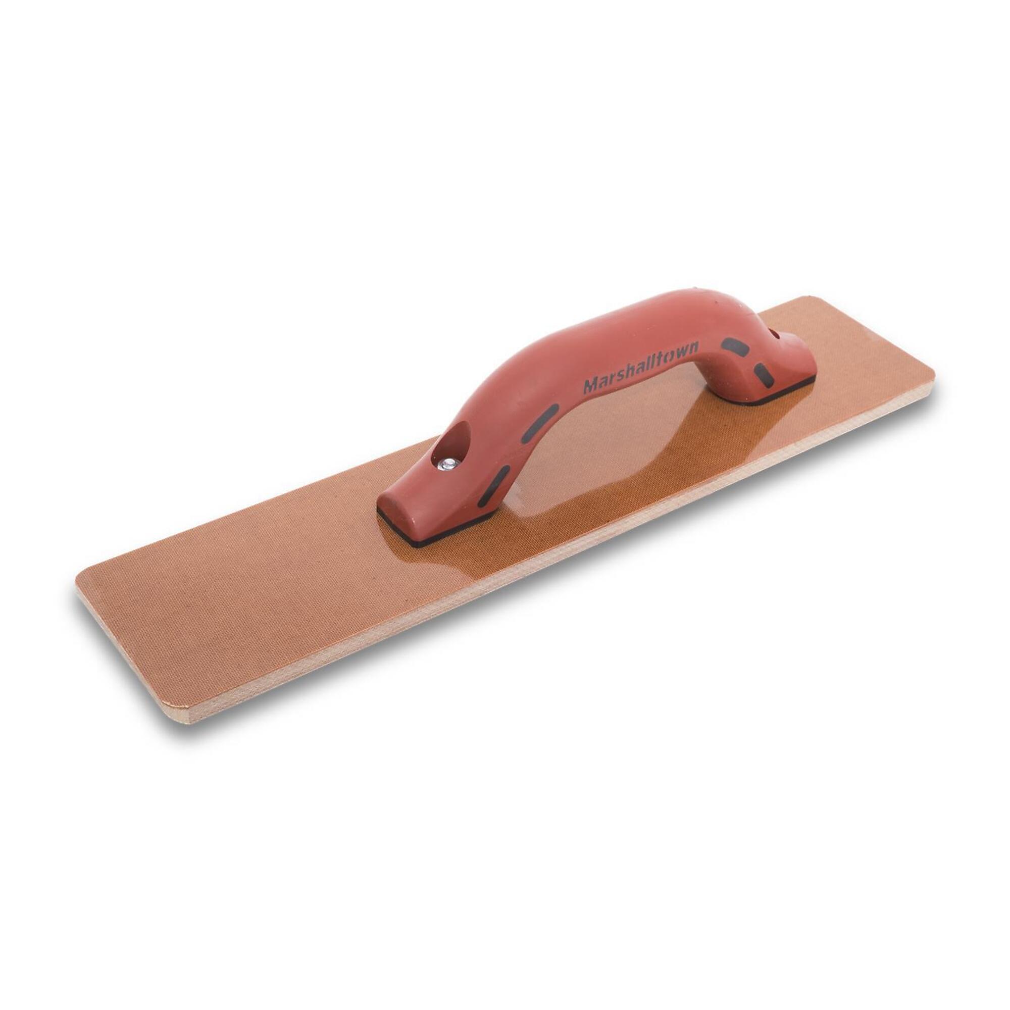 Marshalltown Resin Hand Float - 18in. x 3 1/2in. x 3/8in., DuraSoft Handle, Model# 4528D