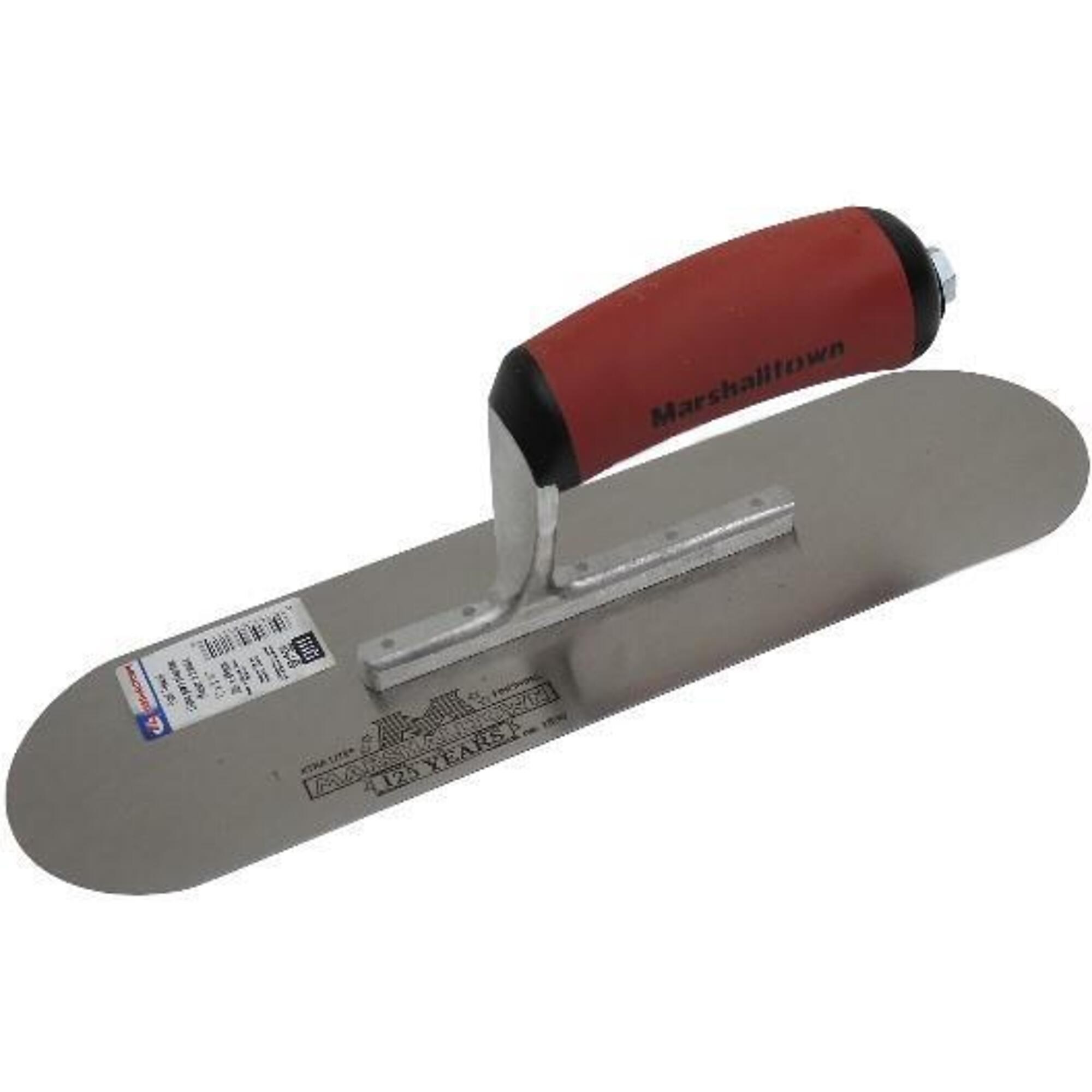 Marshalltown Pool Trowel - 12in. x 3.5in., High Carbon Steel, DuraSoft Handle, Model# SP12SD