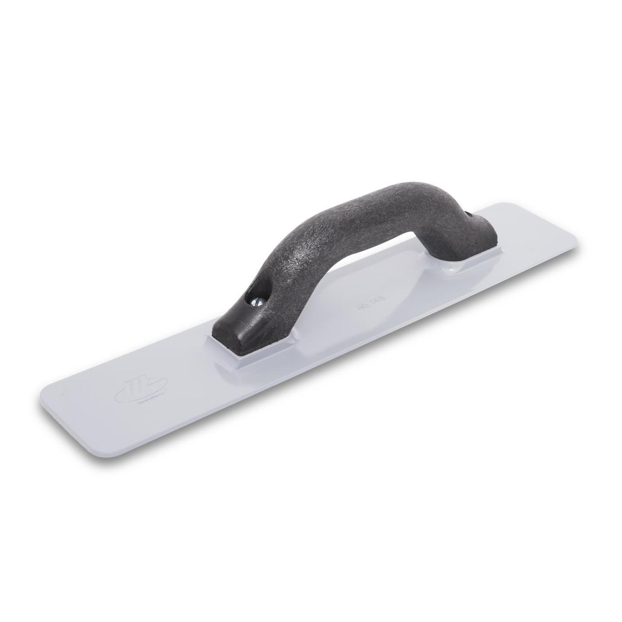 Marshalltown Cast Magnesium Float - 16in. x 3 1/8in., Black Plastic Handle, Model# 148
