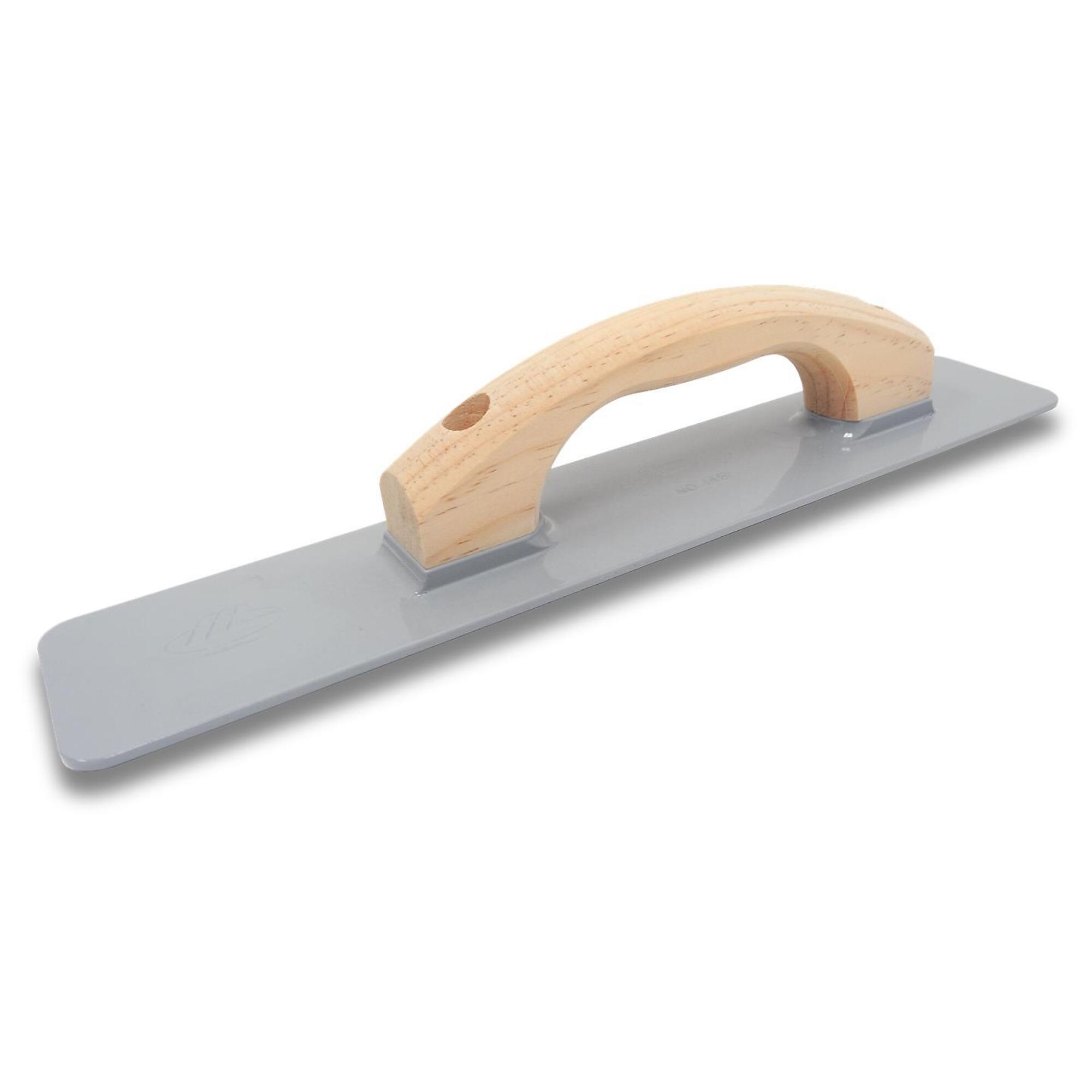 Marshalltown Cast Magnesium Hand Float - 16in., Rounded Wood Handle, Model# 148RW