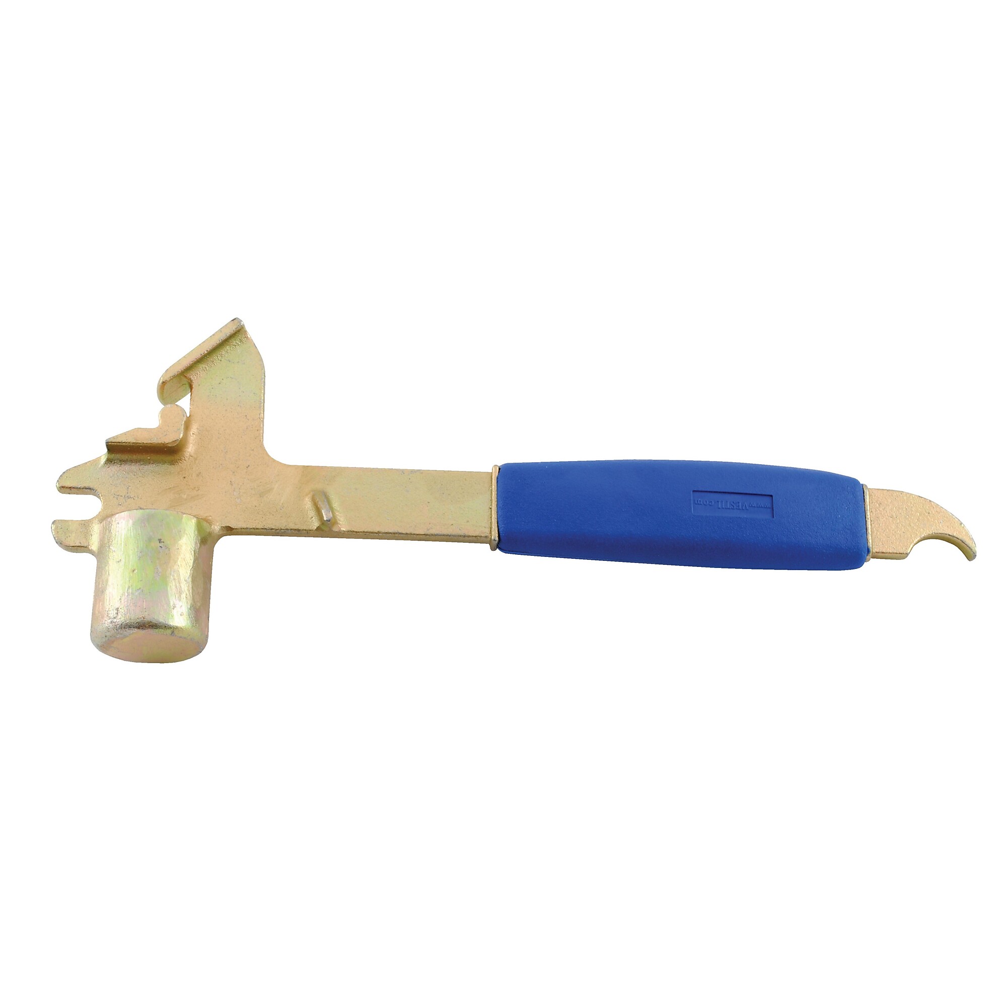 Vestil Cast Steel UN-Rated Pail Opener - Blue Rubber Grip, Model# PAIL-PAL-UN