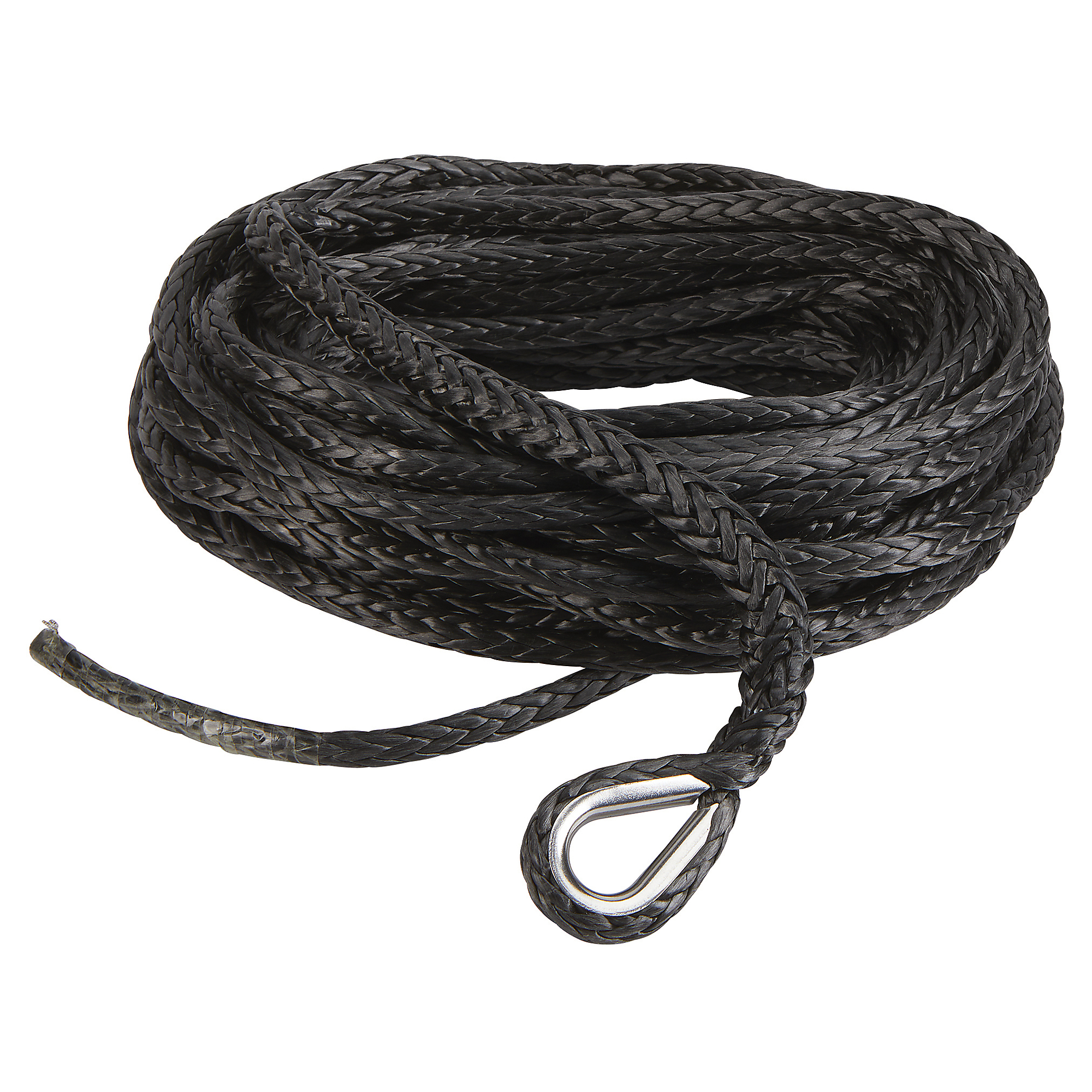 Ultra-Tow Synthetic UTV Winch Rope, 1/4in. x 50ft., for Use with 4500-lb.  to 5500-lb. Winches