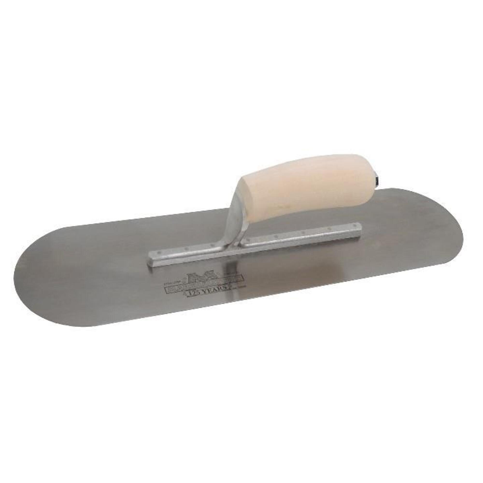 Marshalltown Pool Trowel - 16in. x 4 1/2in., Lightweight Aluminum Alloy, Flexible Blade, Model# SP16