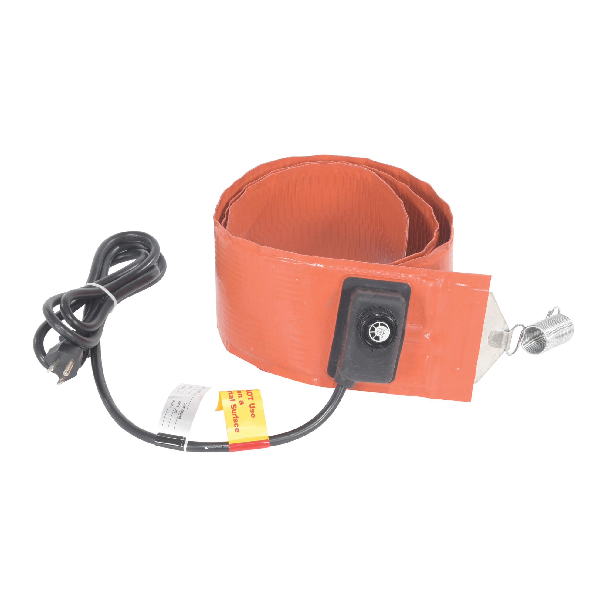 Vestil Steel Drum Heater - For 55-Gallon Drums, 22.33in. Diameter, Rubber, Red, Model# DRH-S-55