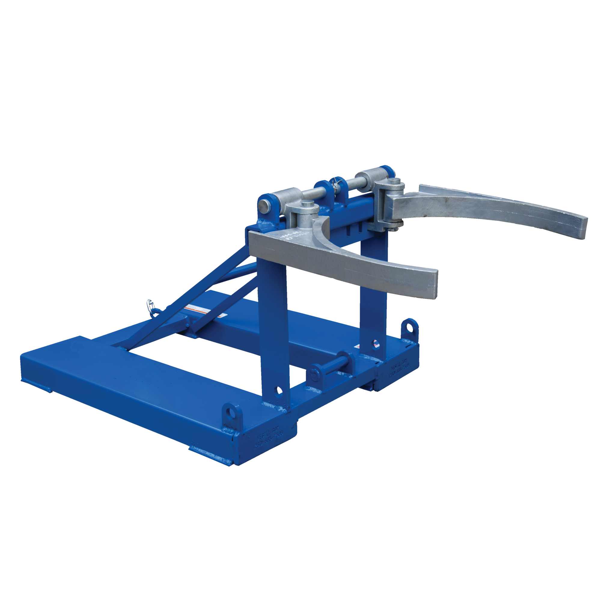 Vestil Fork Mounted Poly Drum Handler - 1100-Lb. Capacity, 30 and 55 Gal. Drum, Model# FPDL-11-H