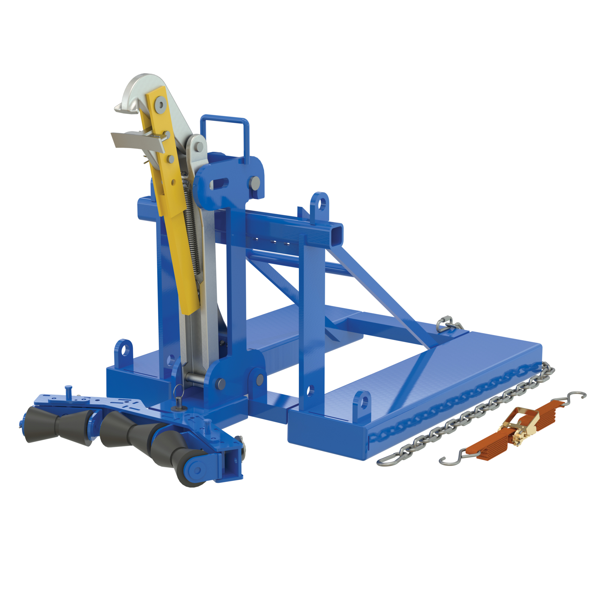 Vestil Automatic Eagle Beak Drum Lifter - 1000-Lb. Capacity, 55-Gal. Drum, Roller Style, Model# FMDL-1-LDS-R3