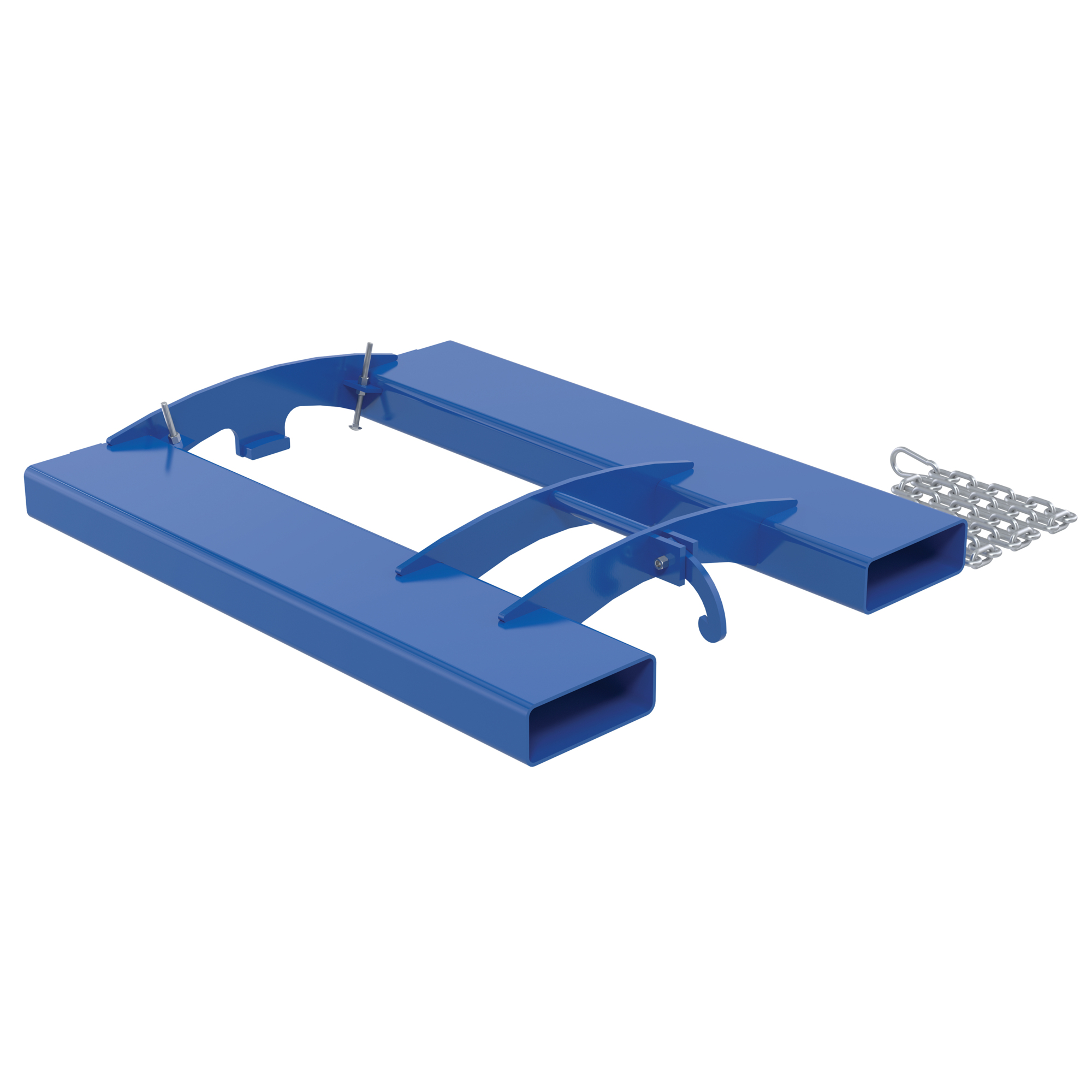 Vestil Steel Horizontal Drum Cradle Carrier 650 Lb. Capacity Blue