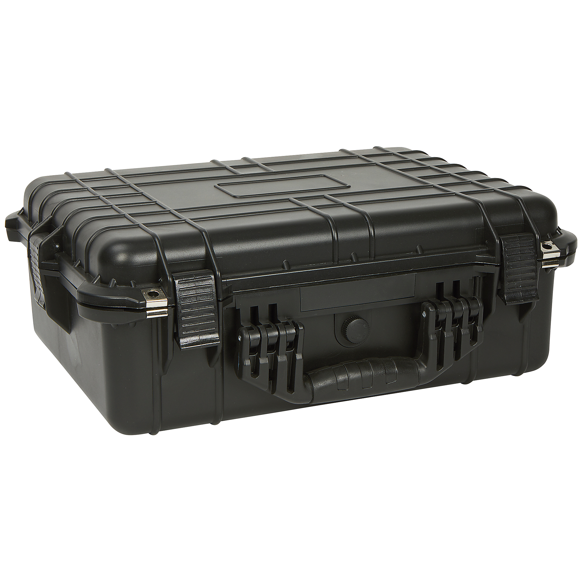 Strongway 9.12in. Plastic Waterproof Storage Case, Black, Model# MJ-5022_BLK,  Storage Case With Handle 